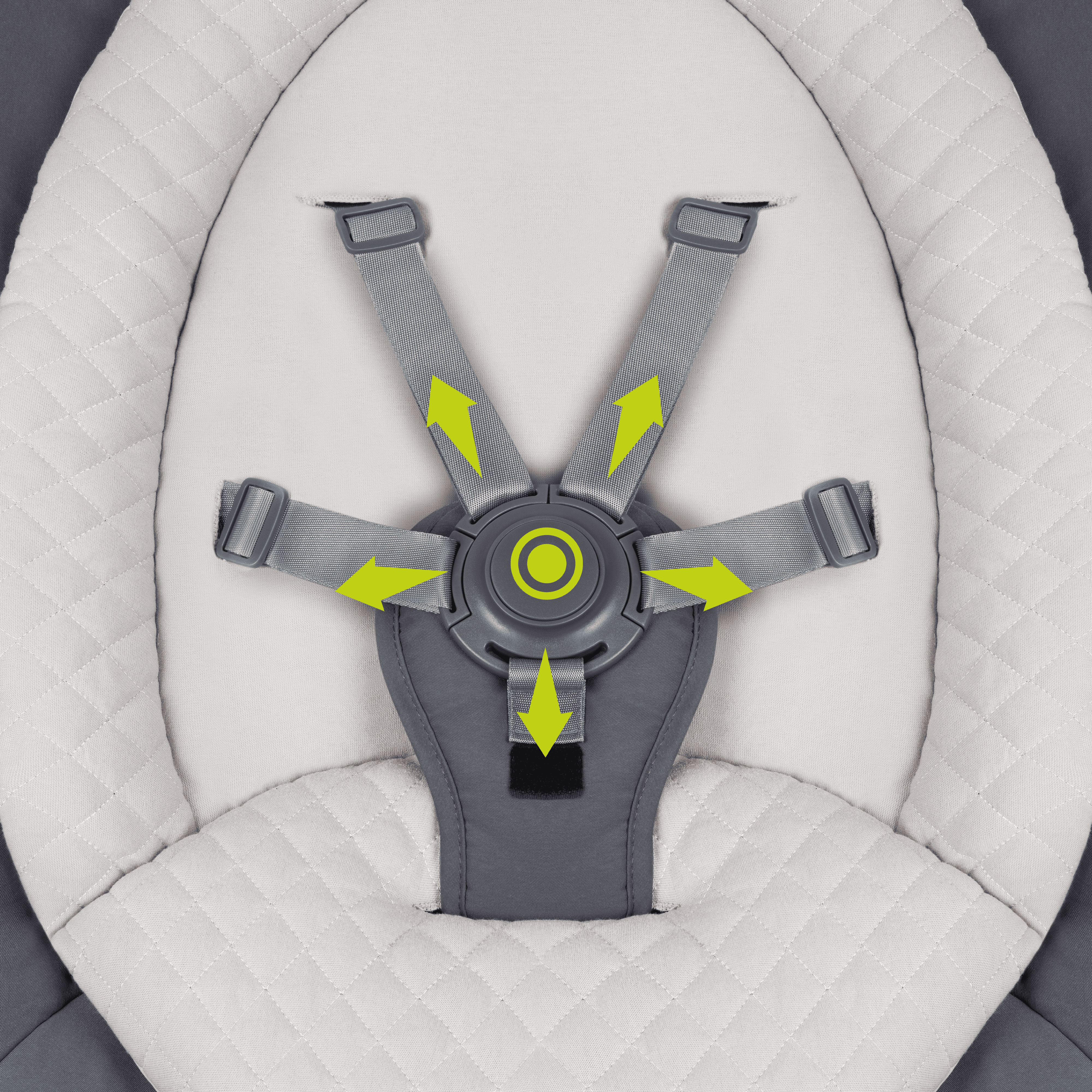 Lionelo Rina Grey Concrete â Bouncer - rocker - Image 4