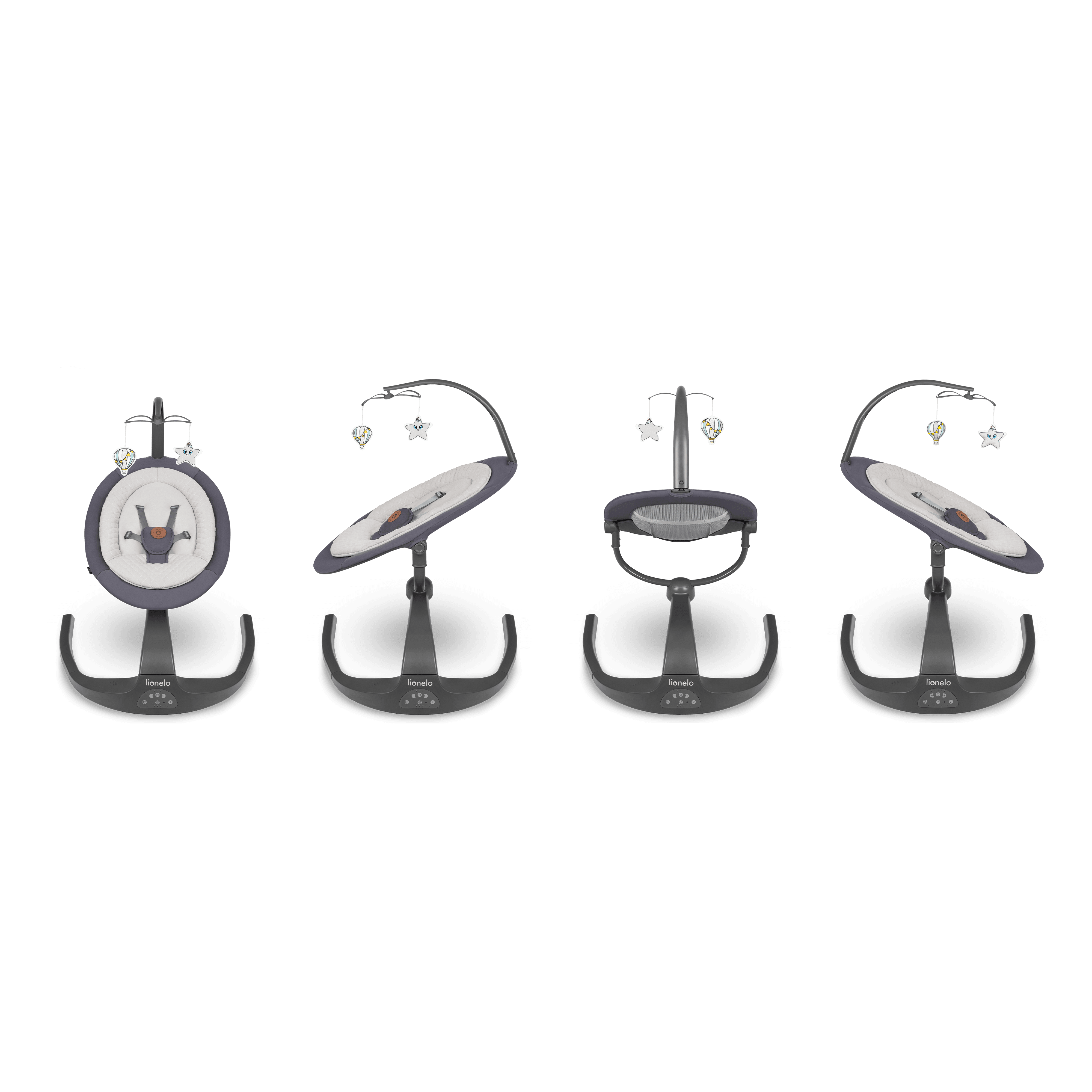 Lionelo Rina Grey Concrete â Bouncer - rocker - Image 3