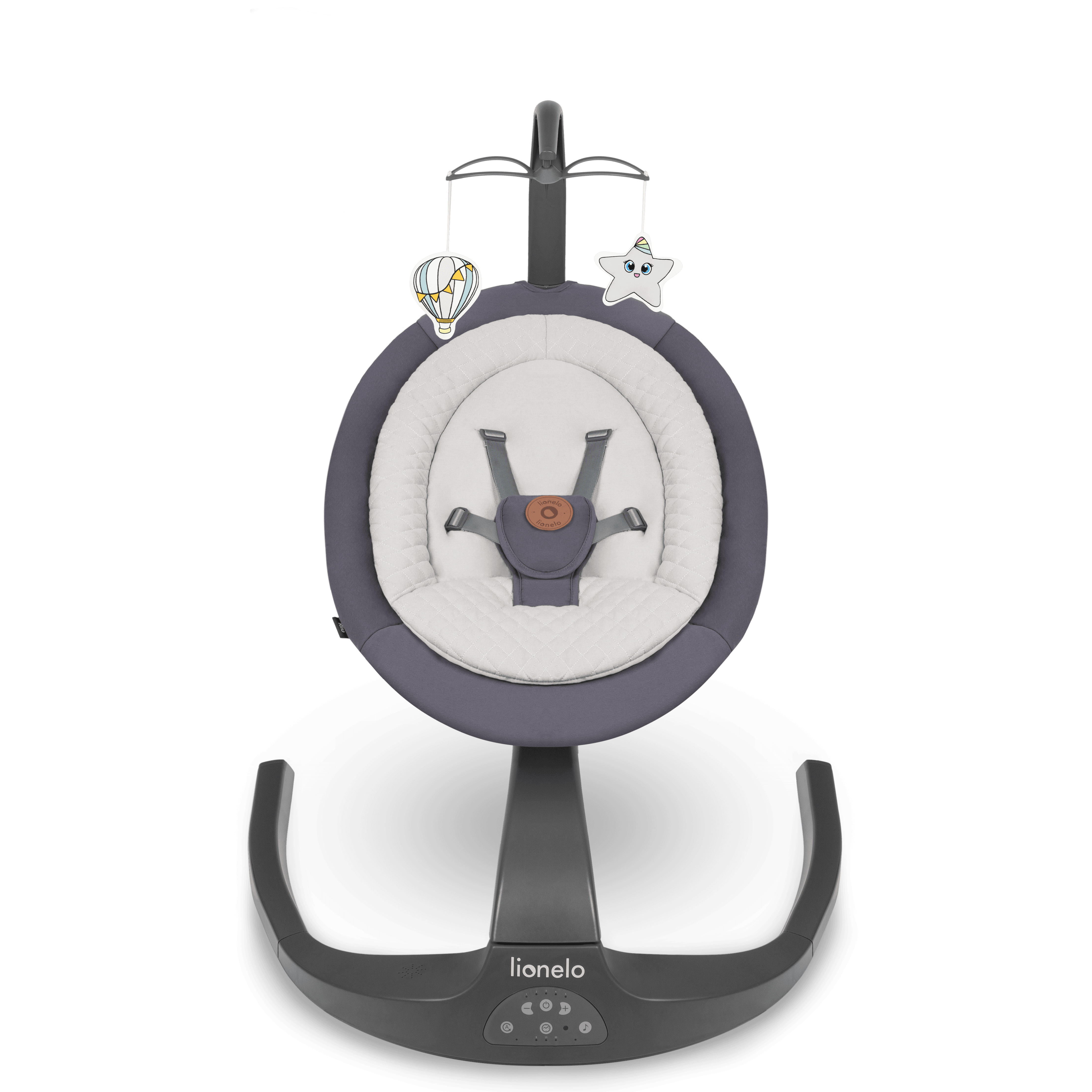 Lionelo Rina Grey Concrete â Bouncer - rocker - Image 23