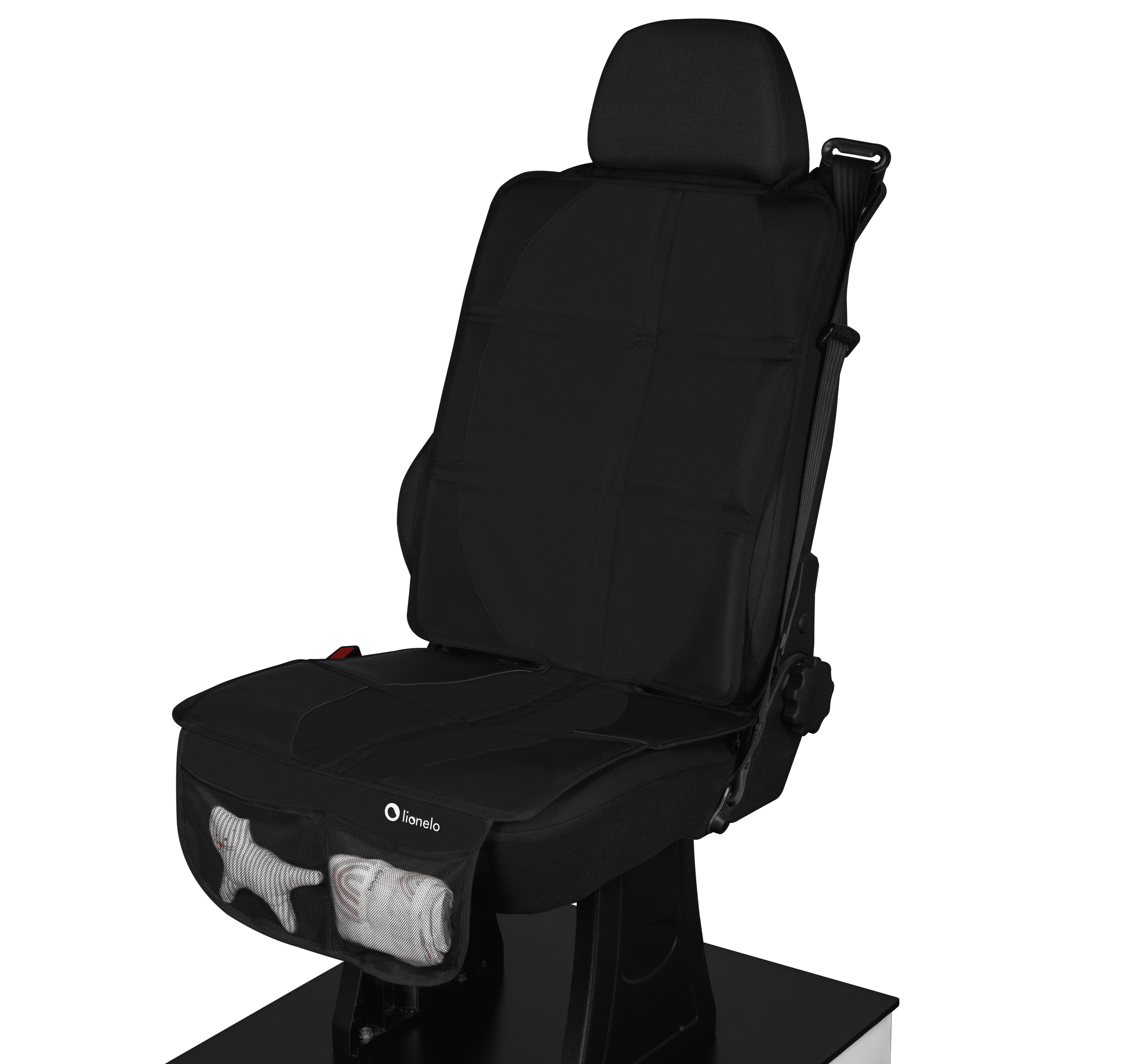 Lionelo Sikker black carbon â Car seat protective mat - Image 4