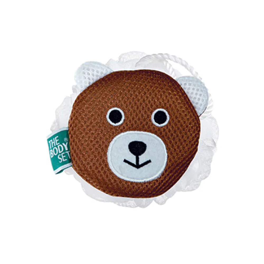 اسفنجة استحمام للأطفال، بني (THE BODY SET)