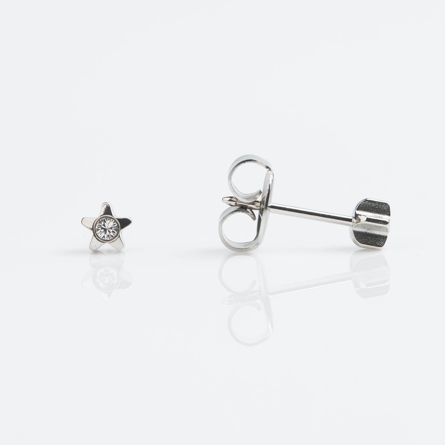 أقراط تينى تيبس (كريستال ستارلايت 4 مم -TT 5014W)