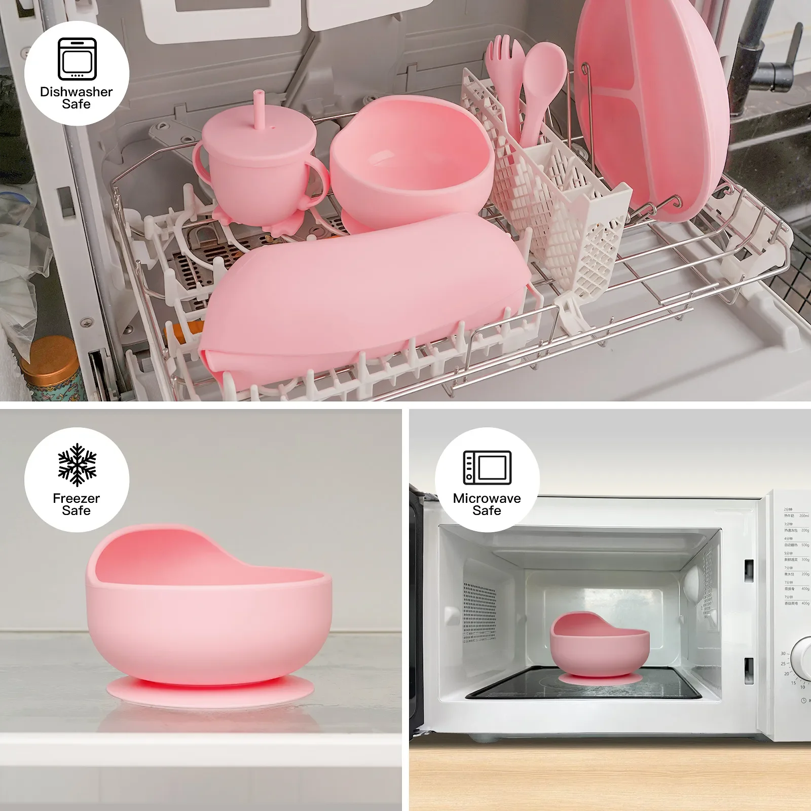 Ozey Silicone Baby Feeding Set Yellow - Image 5