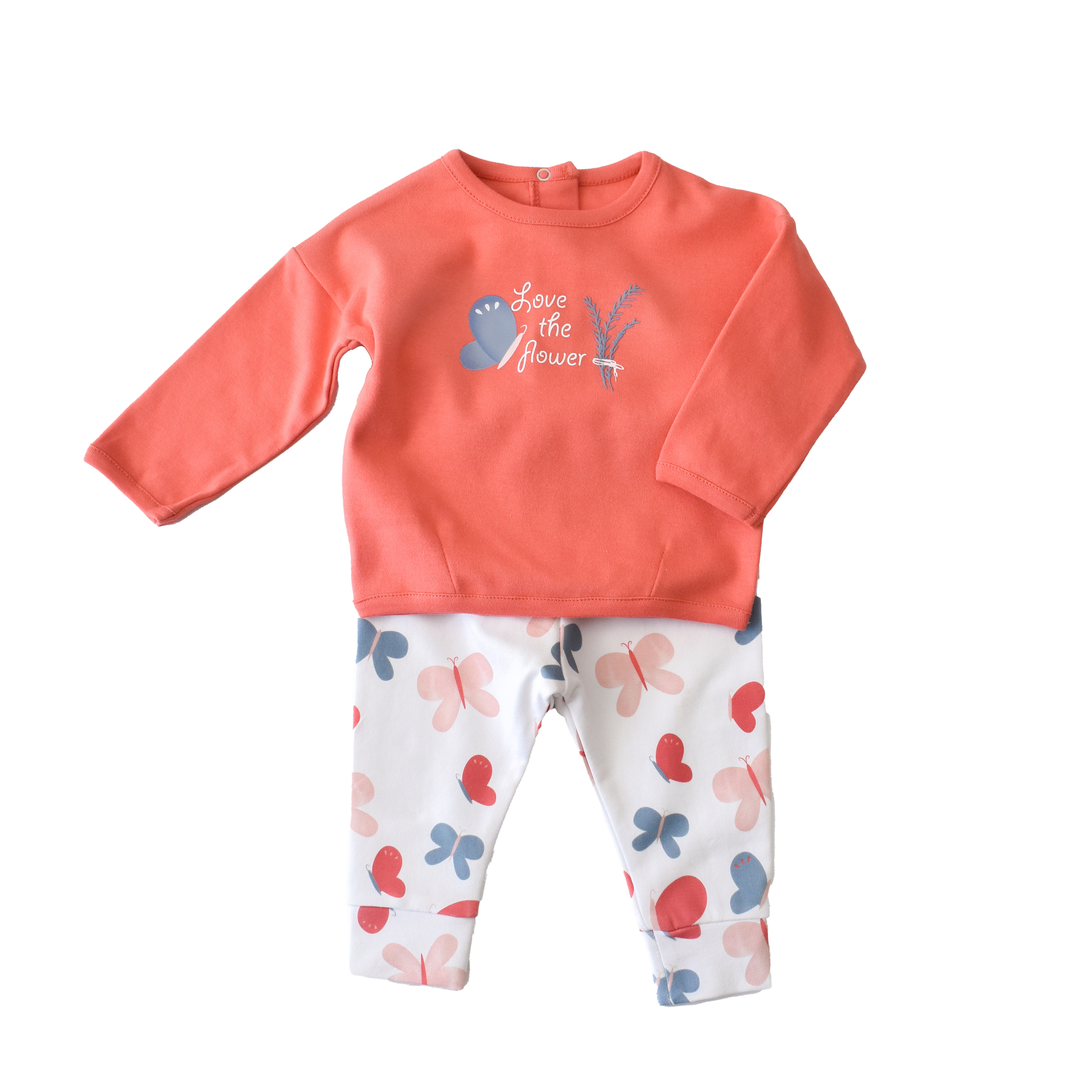 BiOrganic WiÌLd Flowers (Set Of 2) Pink (12-18 Months)