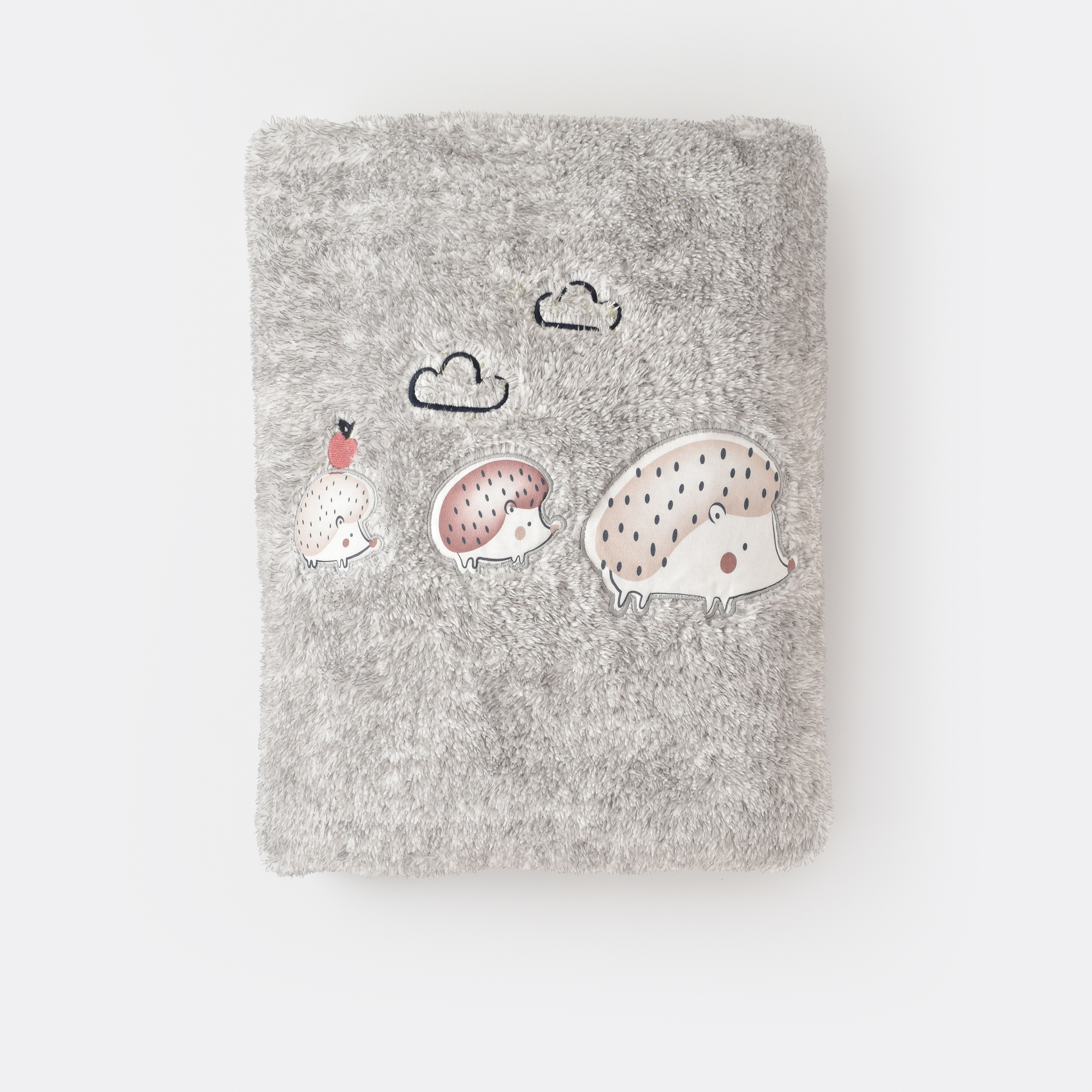 BiÌBaby Basic Forest Welsoft Blanket Grey