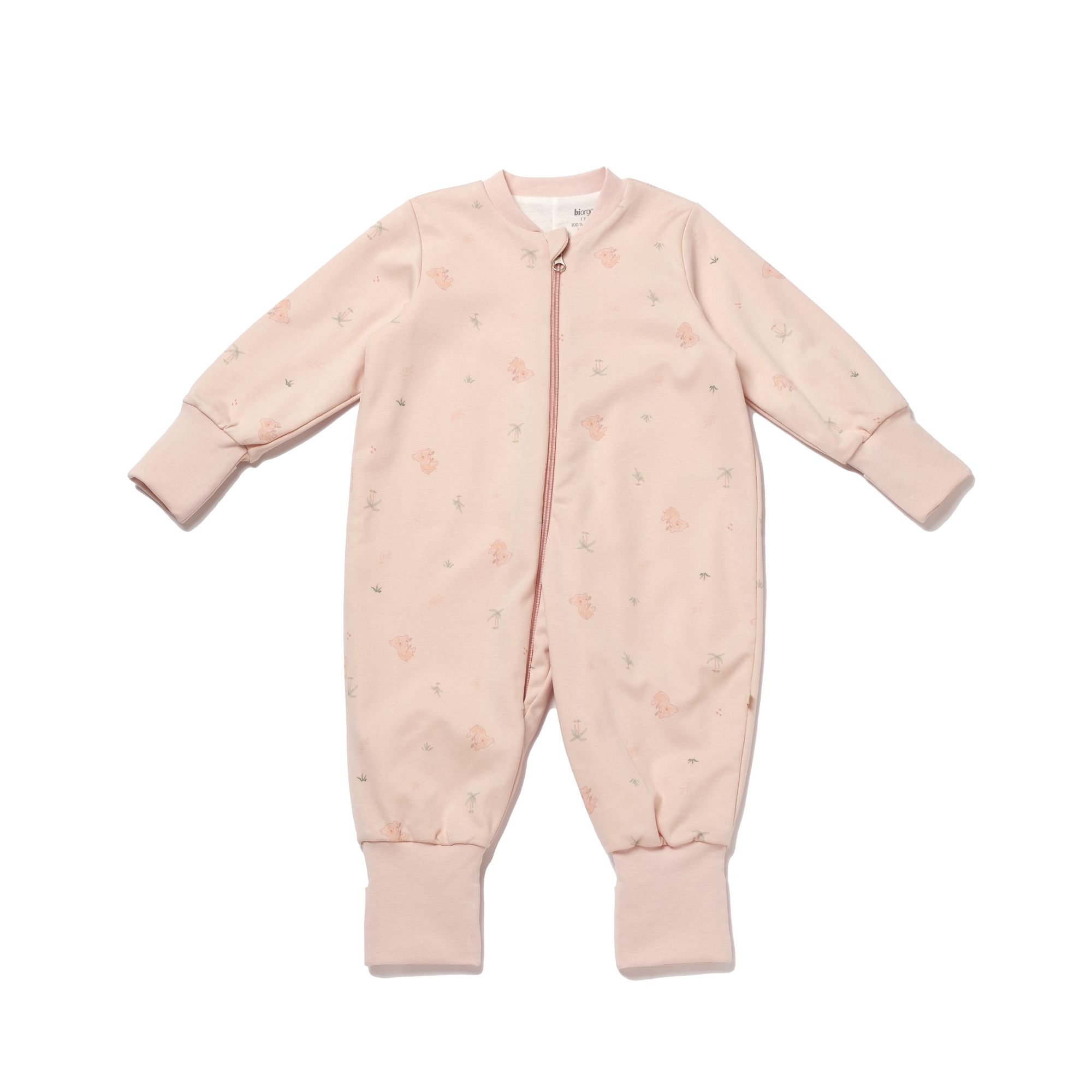 BiOrganic Koala Jungle SleepiÌng Bag With Feet Pink (4 Years)