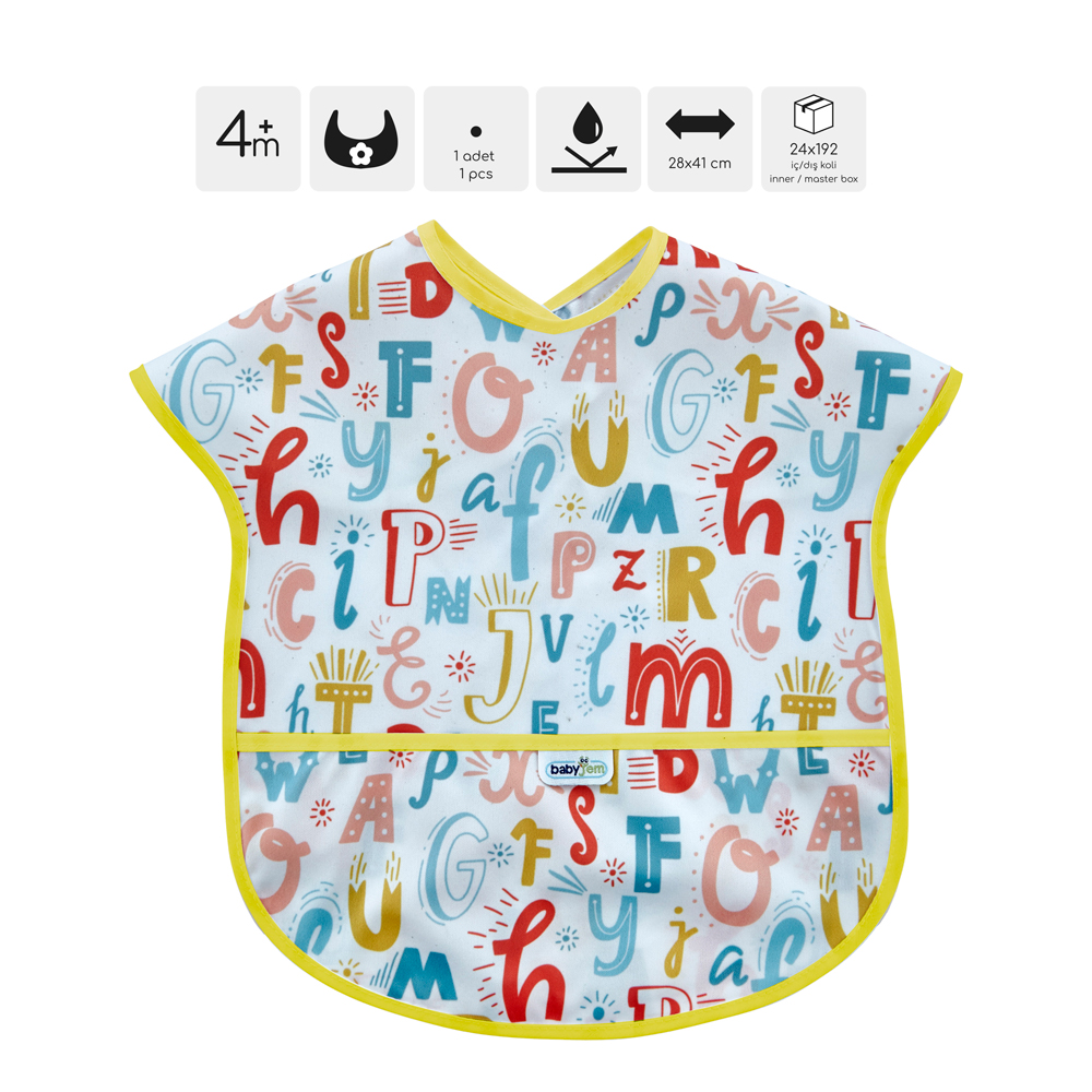 Babyjem Blw Bib With Alphabet Design - Image 2
