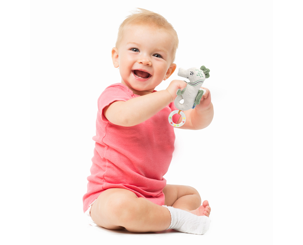 Babyjem Soft Baby Seahorse Rattle Toy / Mint Color - Image 2