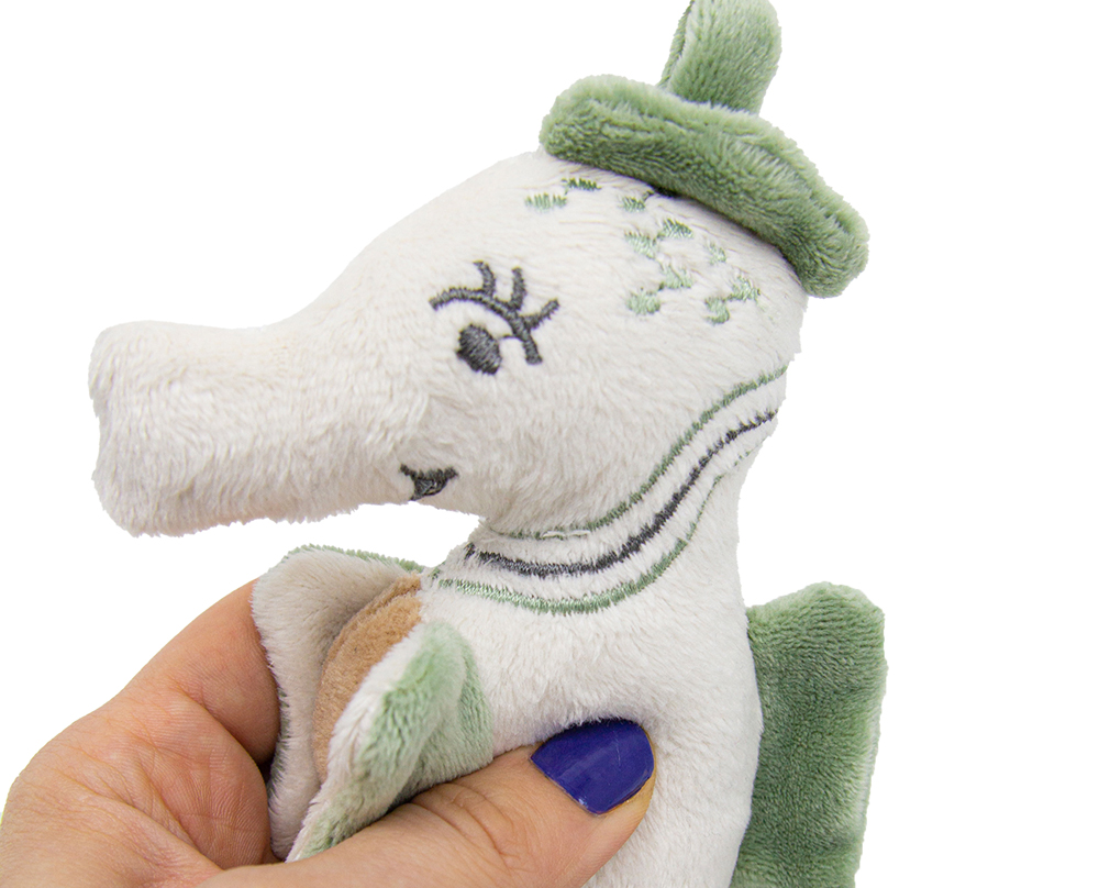 Babyjem Soft Baby Seahorse Rattle Toy / Mint Color - Image 3