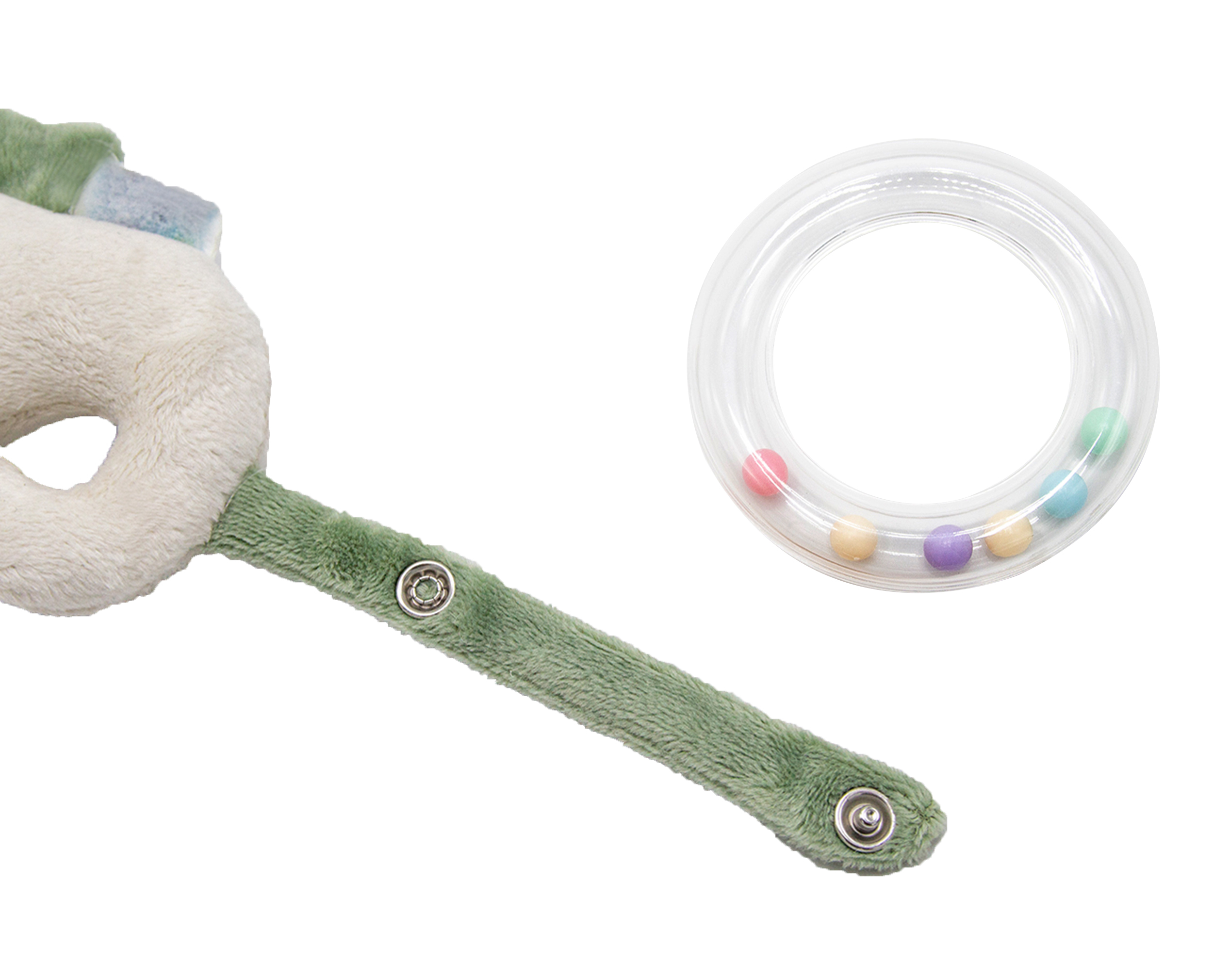 Babyjem Soft Baby Seahorse Rattle Toy / Mint Color - Image 4