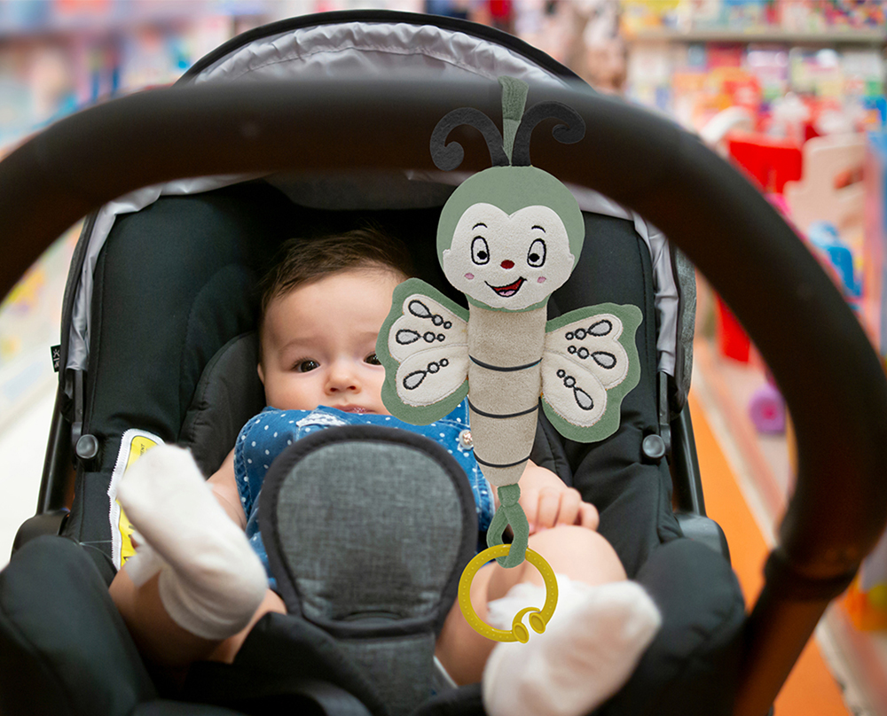 Babyjem Vibrating Baby Butterfly Toy / Mint - Image 3