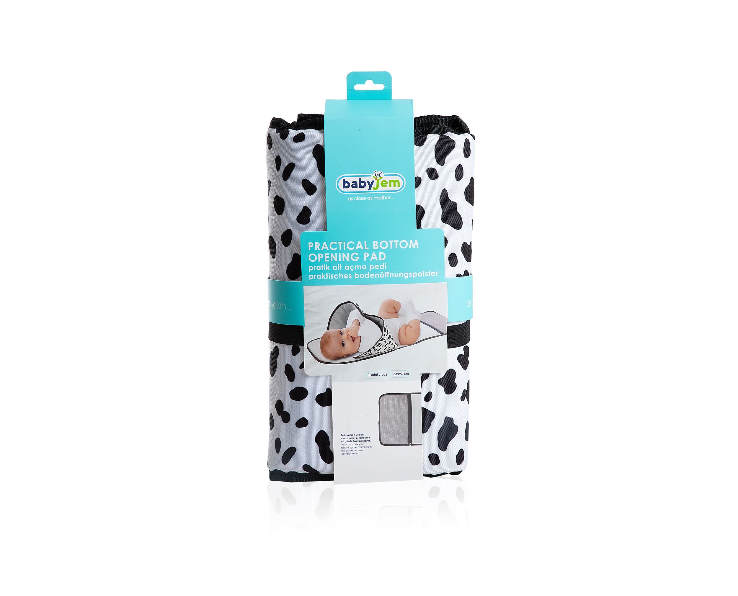 Babyjem 2 Functional Swaddle Changing Mat / Grey