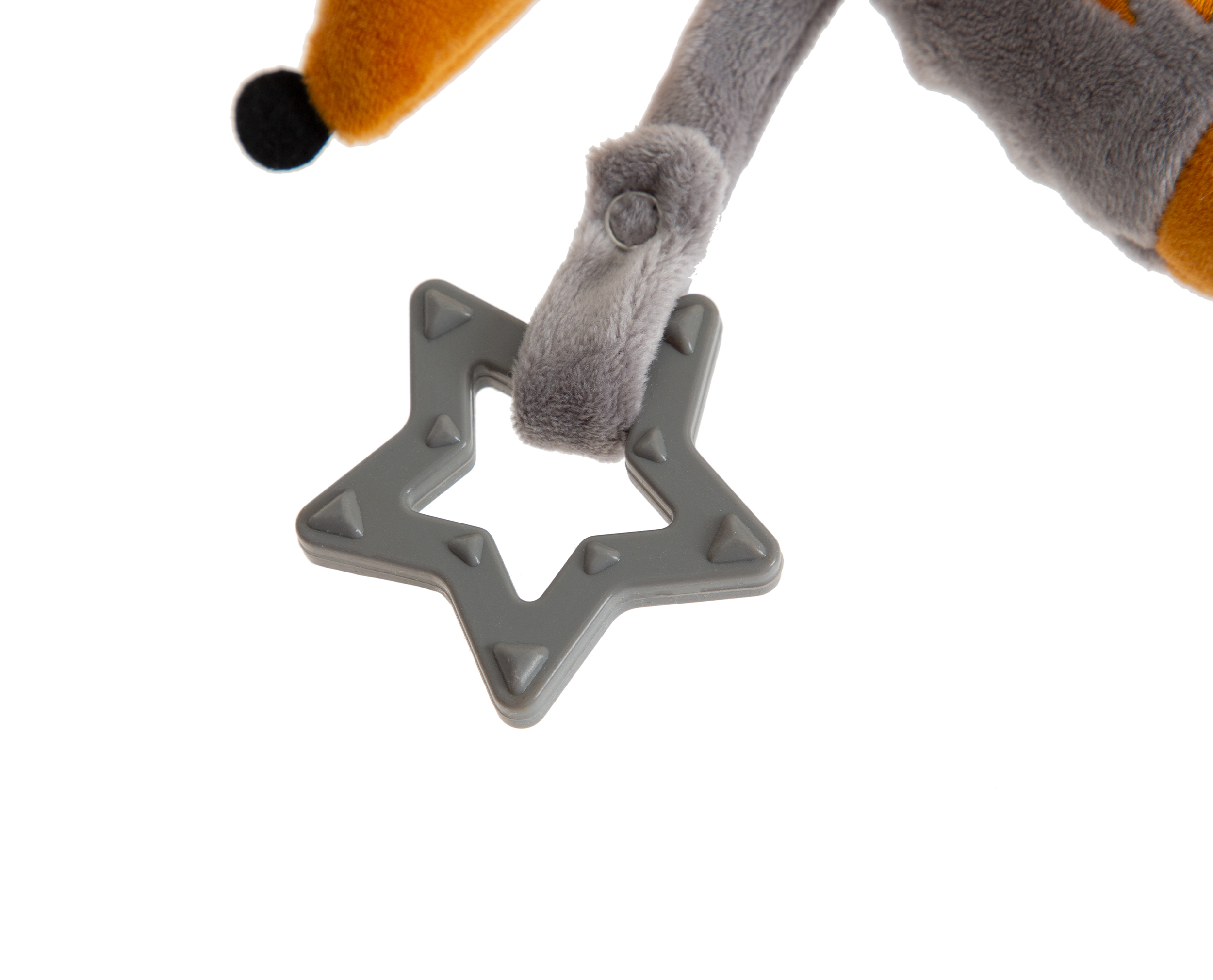 Babyjem Fox Stroller Toy Gray - Image 5