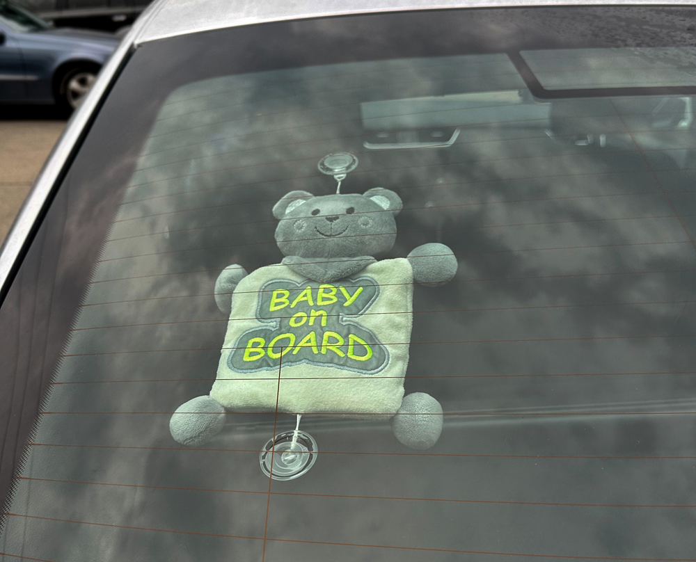 Babyjem Reflector With Baby In The Car Device Gray - Image 2