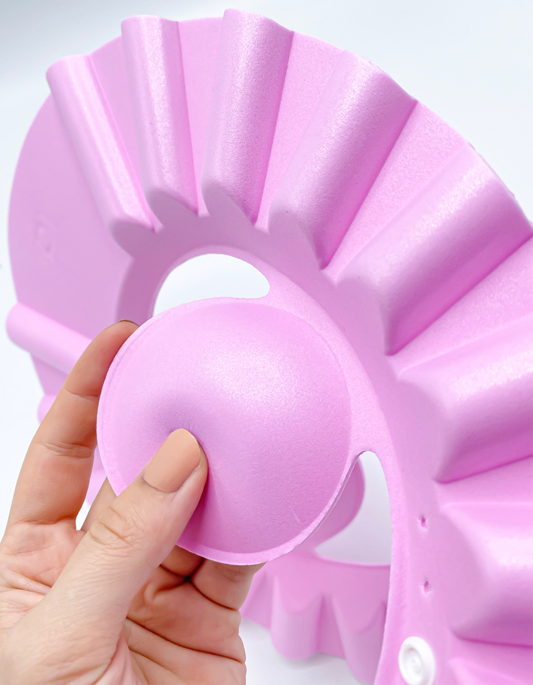 Babyjem Baby Bath Hat Pink - Image 4