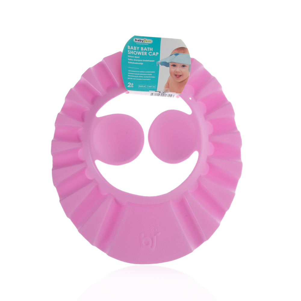 Babyjem Baby Bath Hat Pink - Image 5
