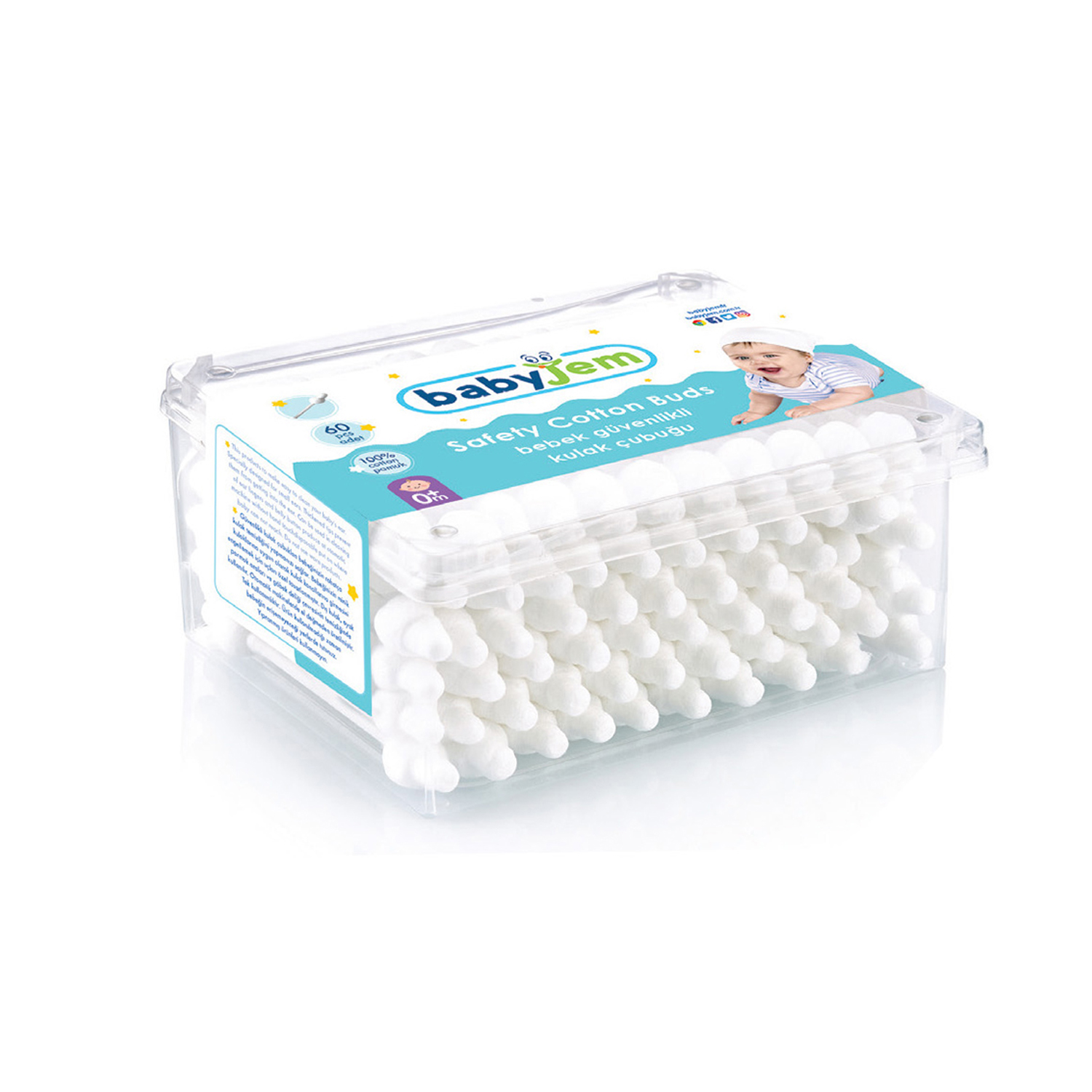 Babyjem Baby Ear Stick 60 Pcs - Image 4