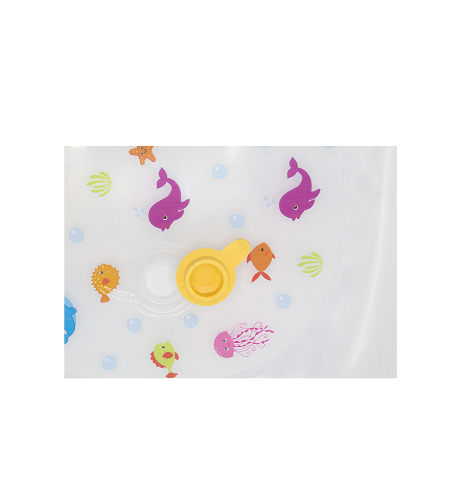 Babyjem Baby Bath Tub Set 6 Pieces With The Termometer / White - Image 4