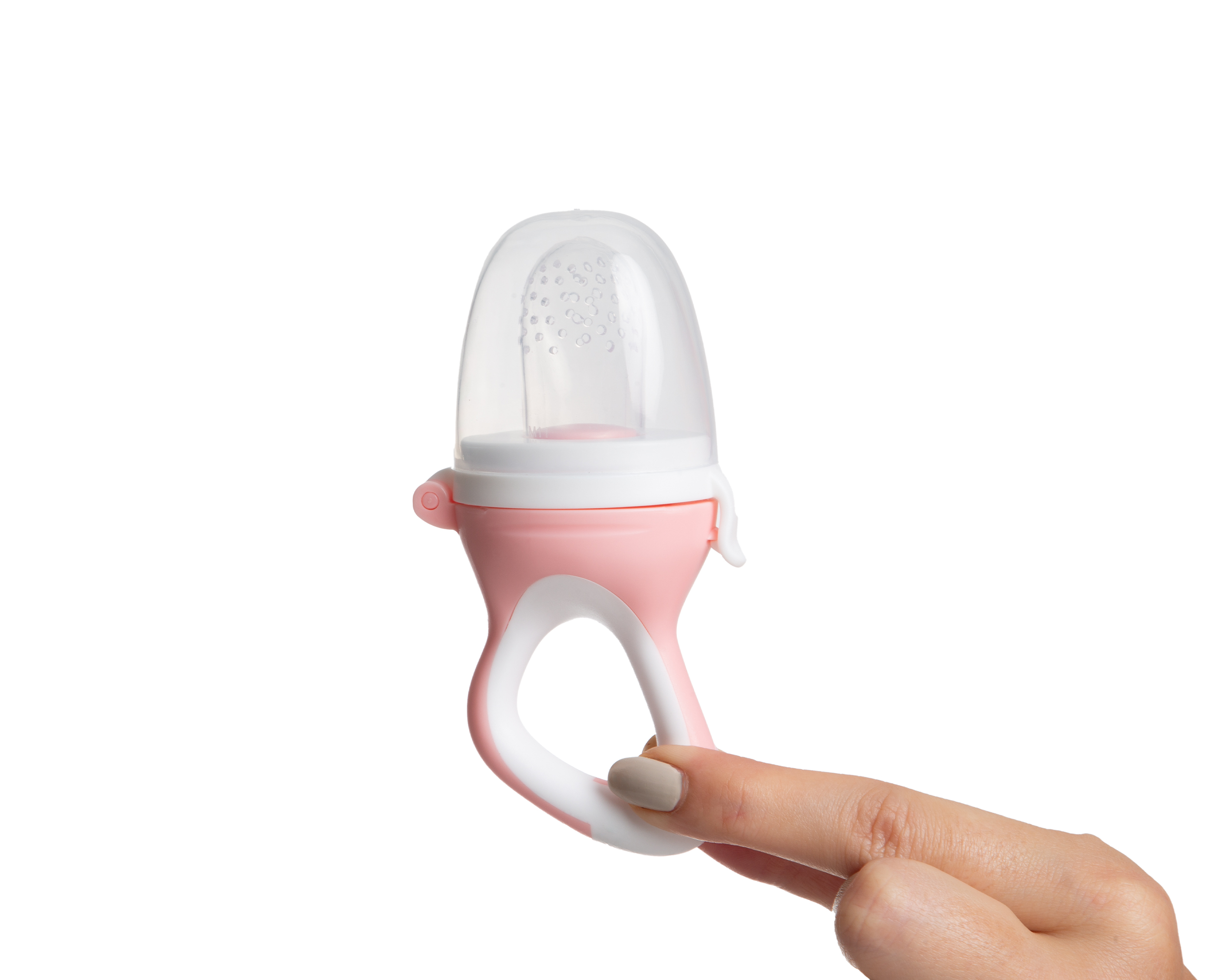 Babyjem Silicon Fruit Vegetable Suck /Pacifier Pink - Image 3