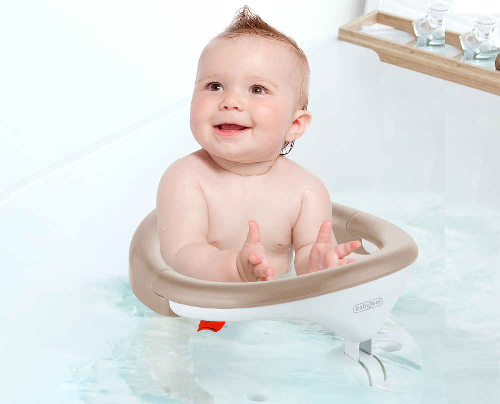 Babyjem Anti-Slip Baby Bath & Sleeping Seat Stone - Image 2