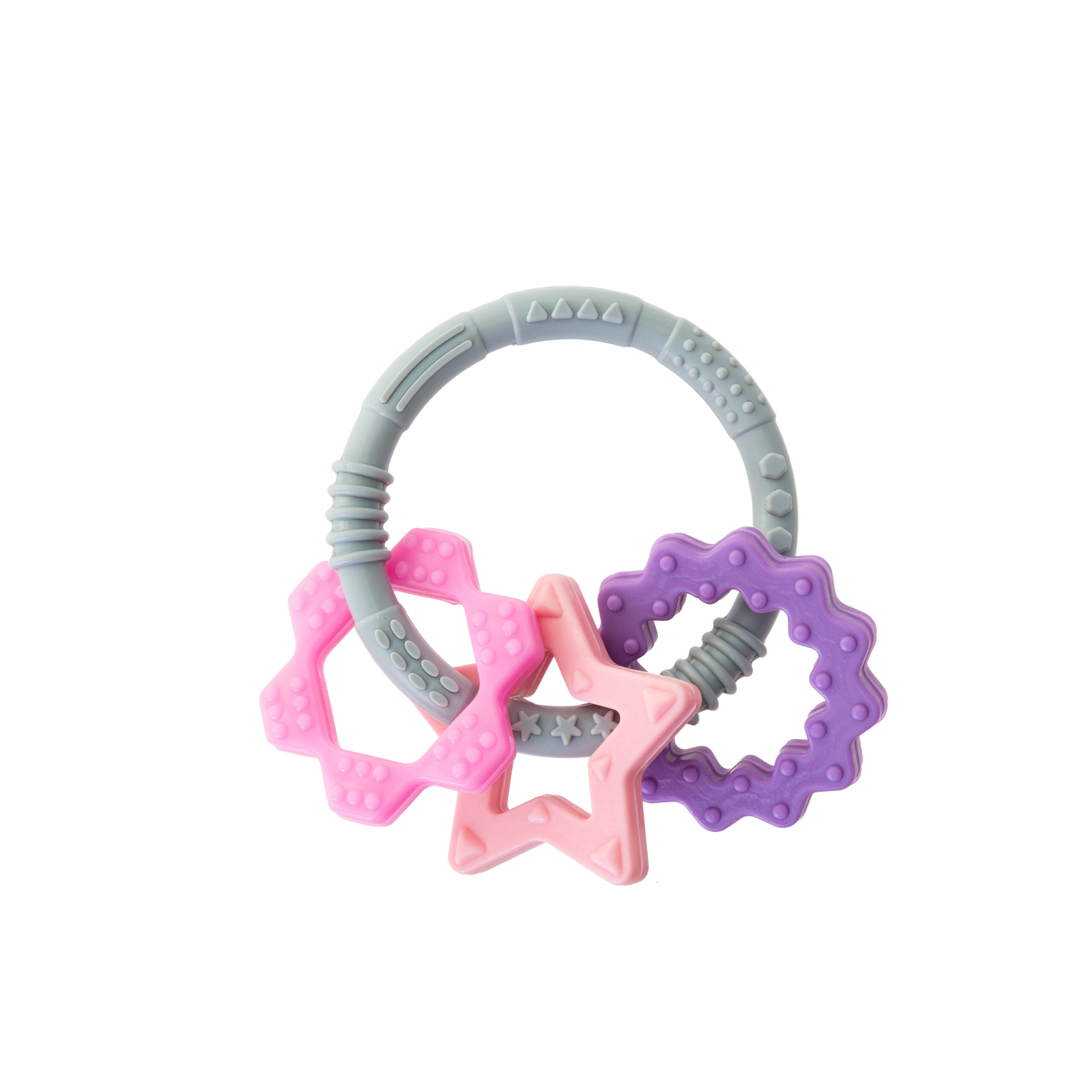 Babyjem Silicon Ring Teether / Pink