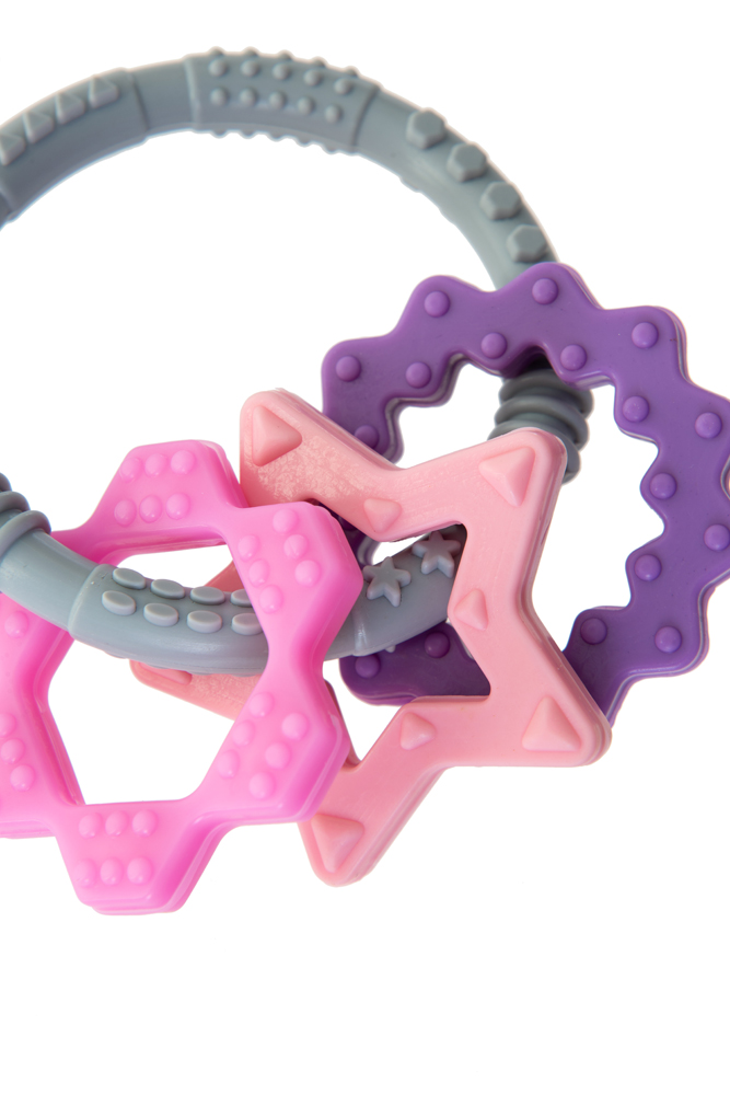 Babyjem Silicon Ring Teether / Pink - Image 4