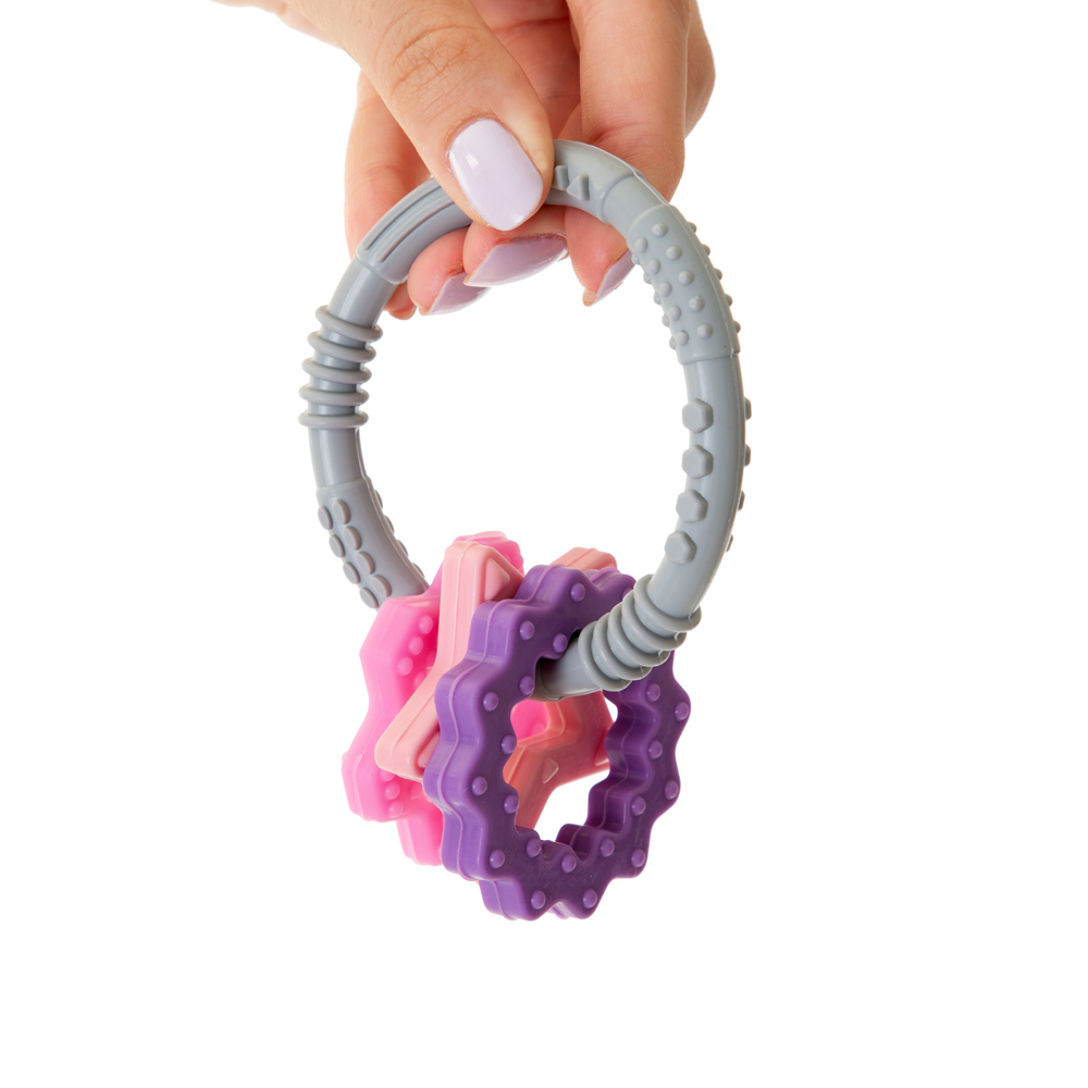 Babyjem Silicon Ring Teether / Pink - Image 5