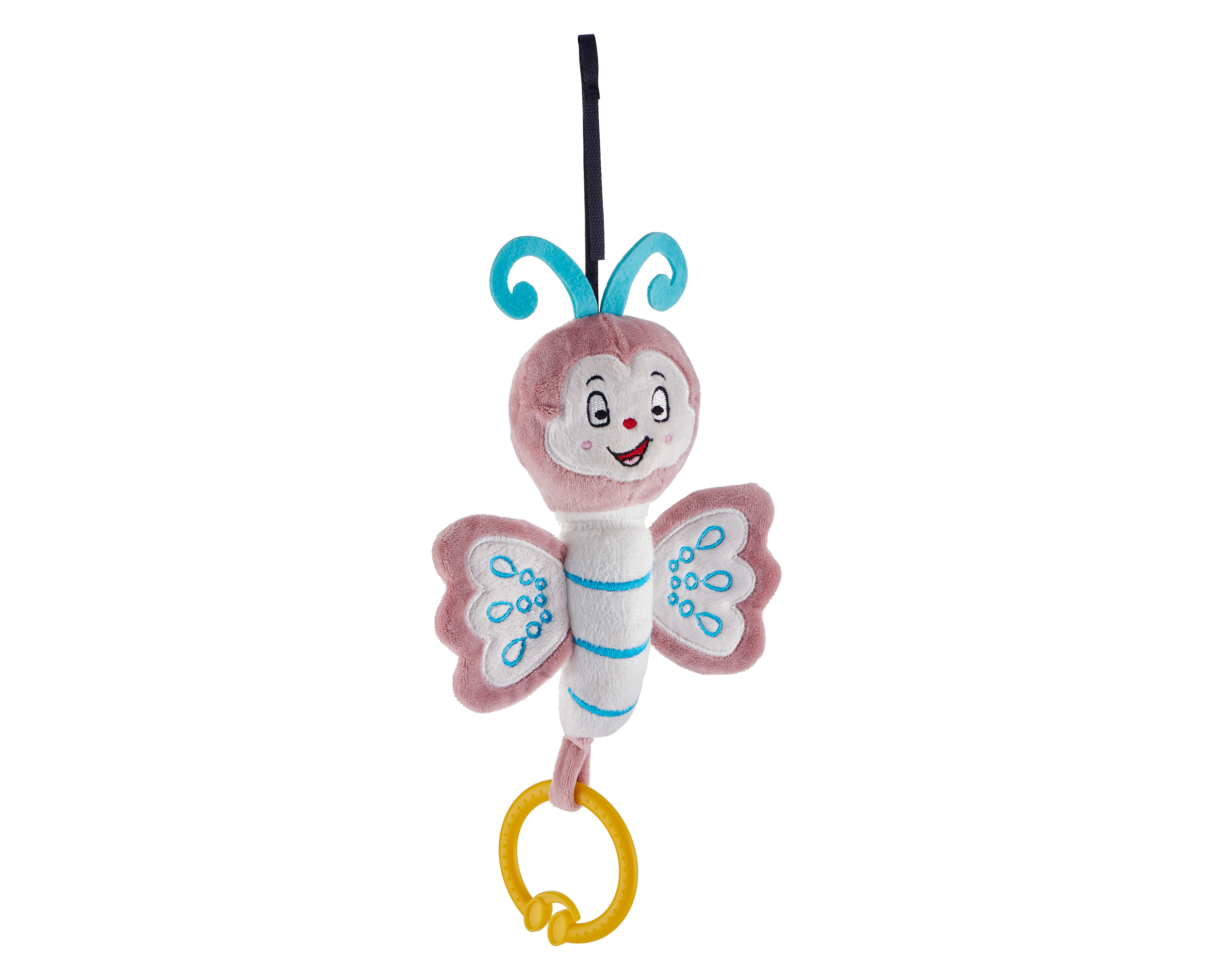 Babyjem Vibrating Baby Butterfly Toy / Rose