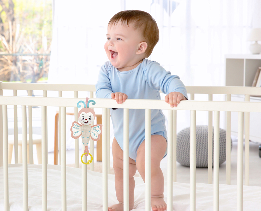 Babyjem Vibrating Baby Butterfly Toy / Rose - Image 2