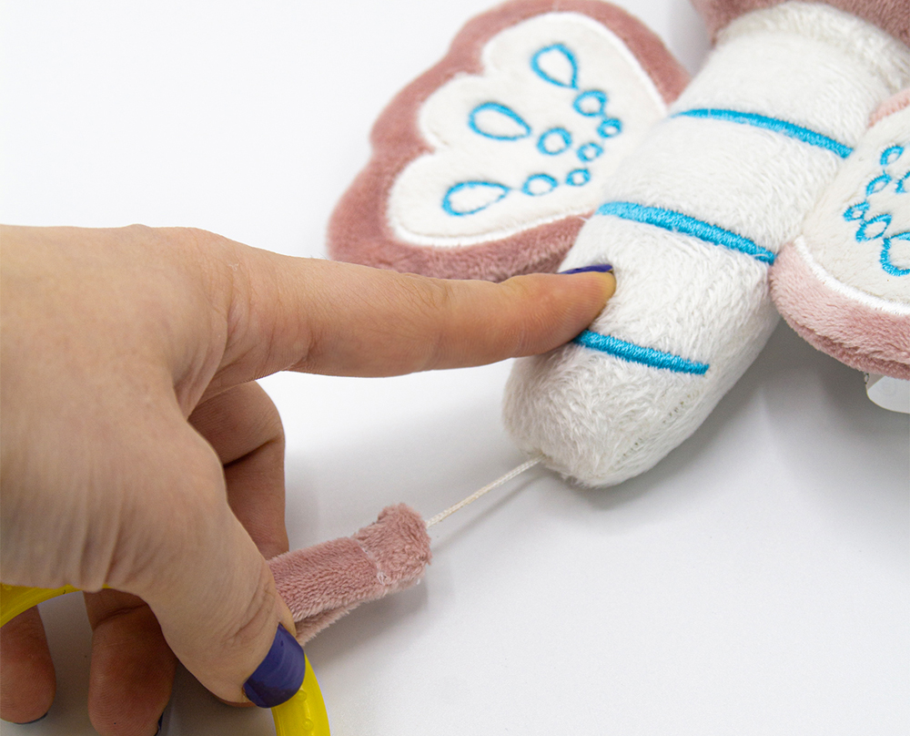 Babyjem Vibrating Baby Butterfly Toy / Rose - Image 4