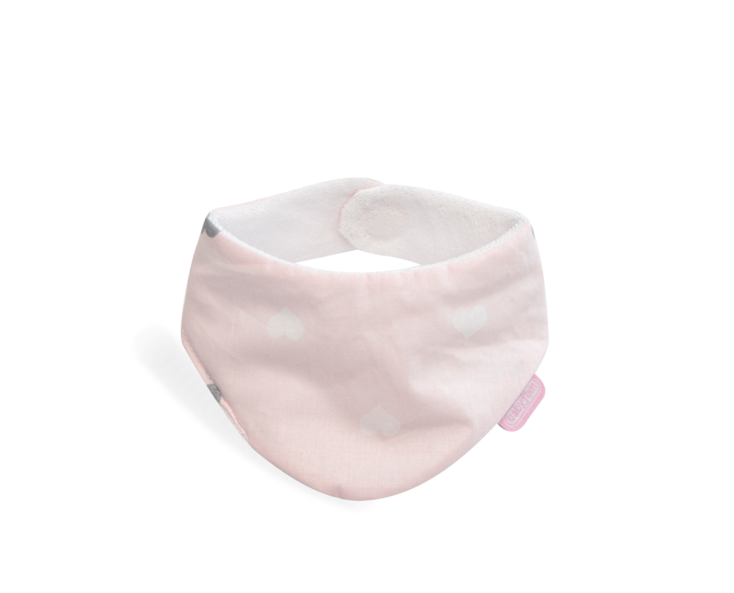 Babyjem Newborn Scarf Apron Pink - Image 4