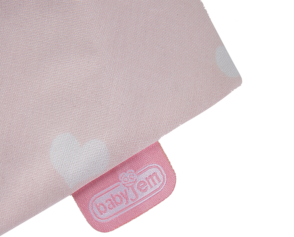 Babyjem Newborn Scarf Apron Pink - Image 6