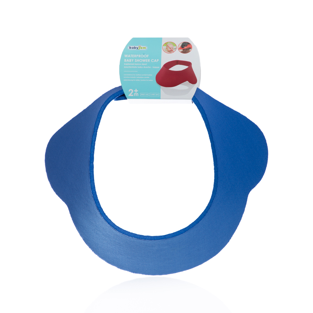 Babyjem Baby Bath Hat Navy Blue (New) - Image 4