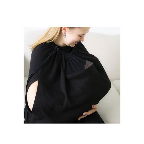 Babyjem Breast Feeding Tulle Cover Black - Image 2