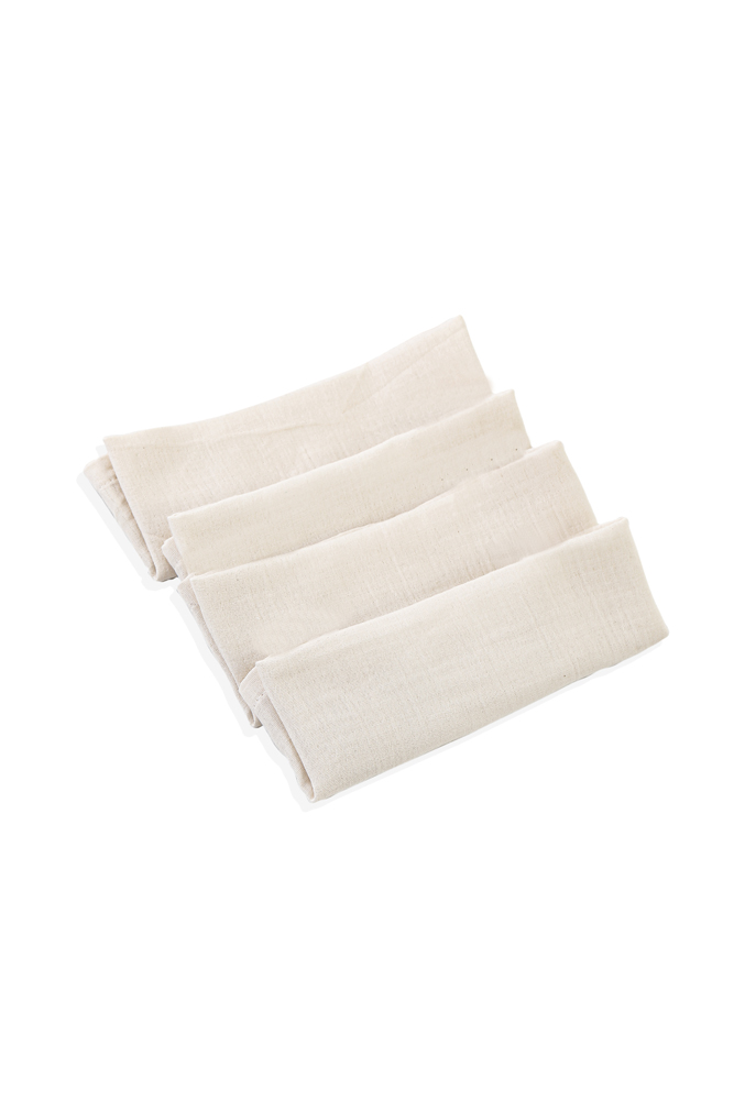 Babyjem Muslin Mouth Tissue / 4 Pcs / Ecru - Image 3