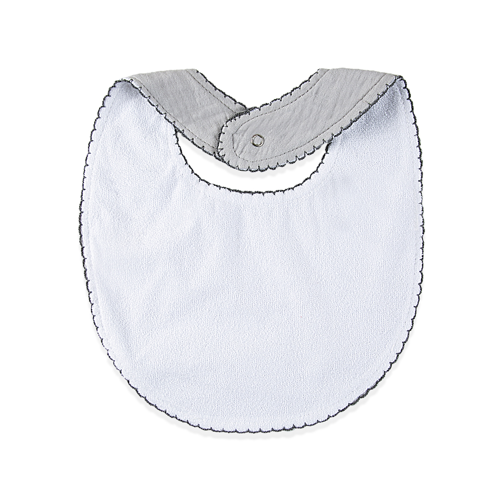 Babyjem Muslin Bib / Grey - Image 4