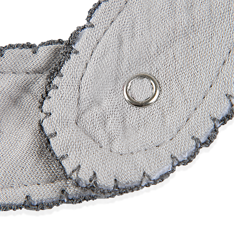 Babyjem Muslin Bib / Grey - Image 6