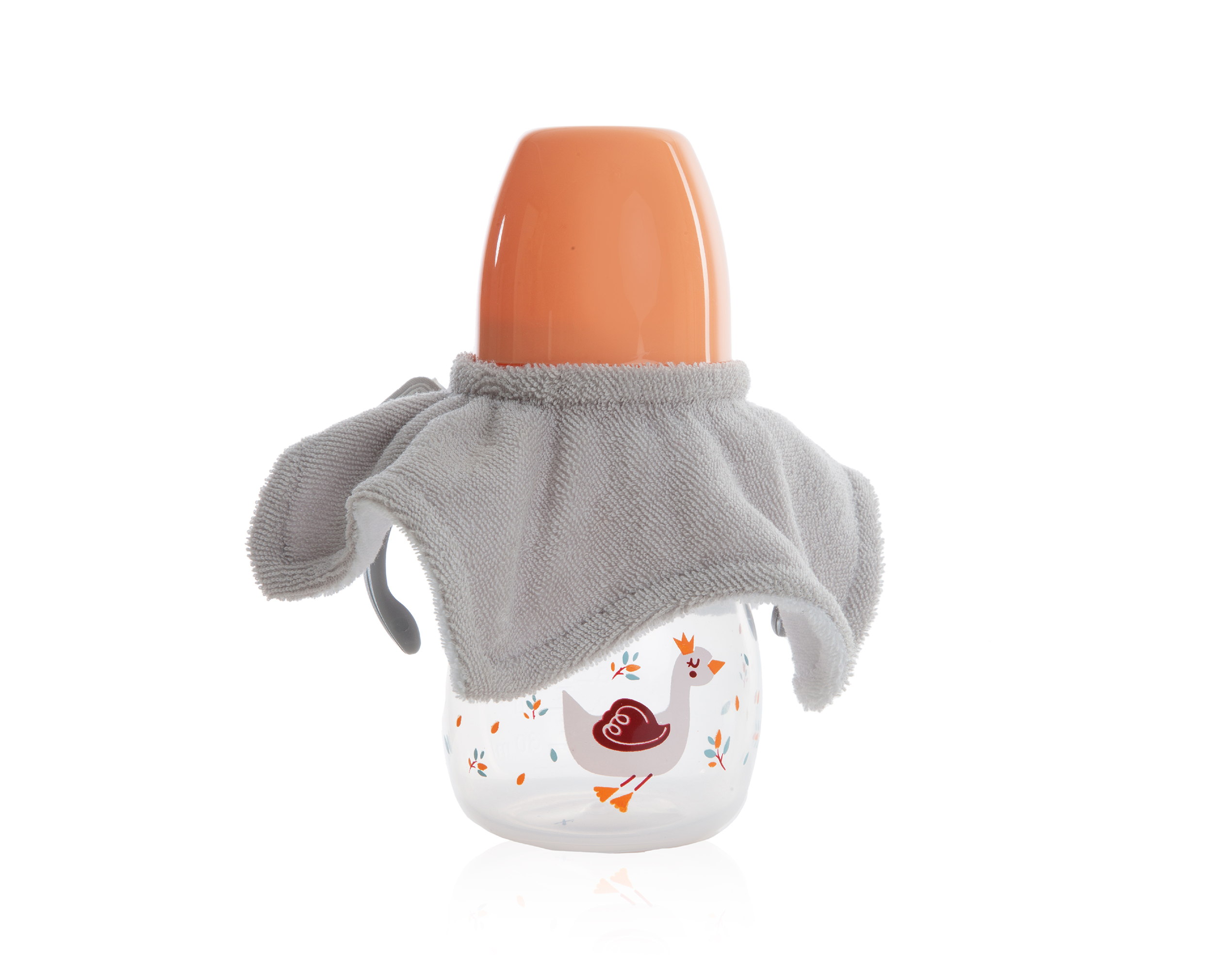 Babyjem Baby Bottle BiÌb Grey - Image 2