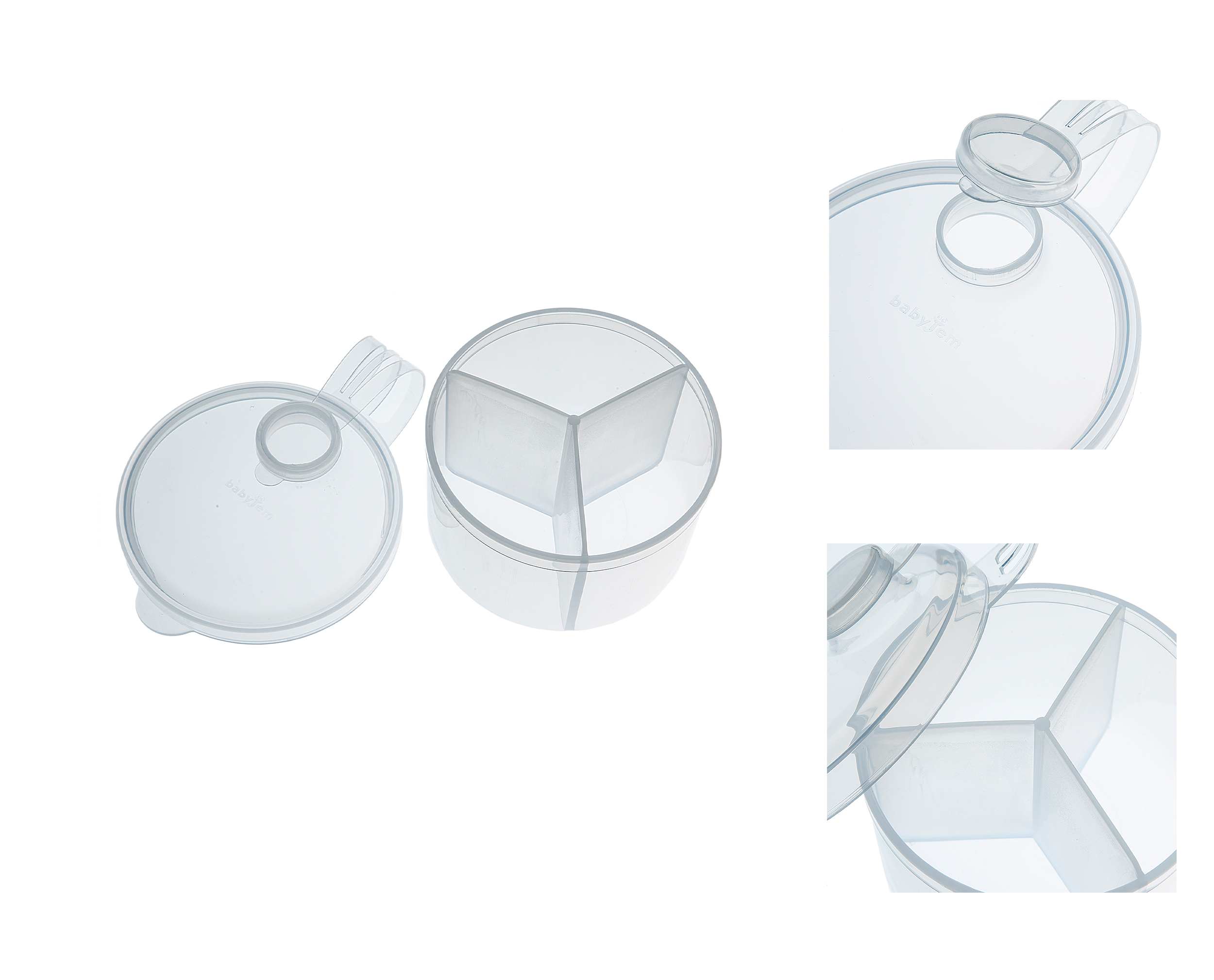 Babyjem Powder Food Container WhiÌte - Image 3