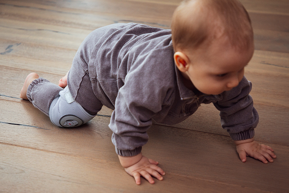 Babyjem Crawling Knee Sleeves Grey - Image 3
