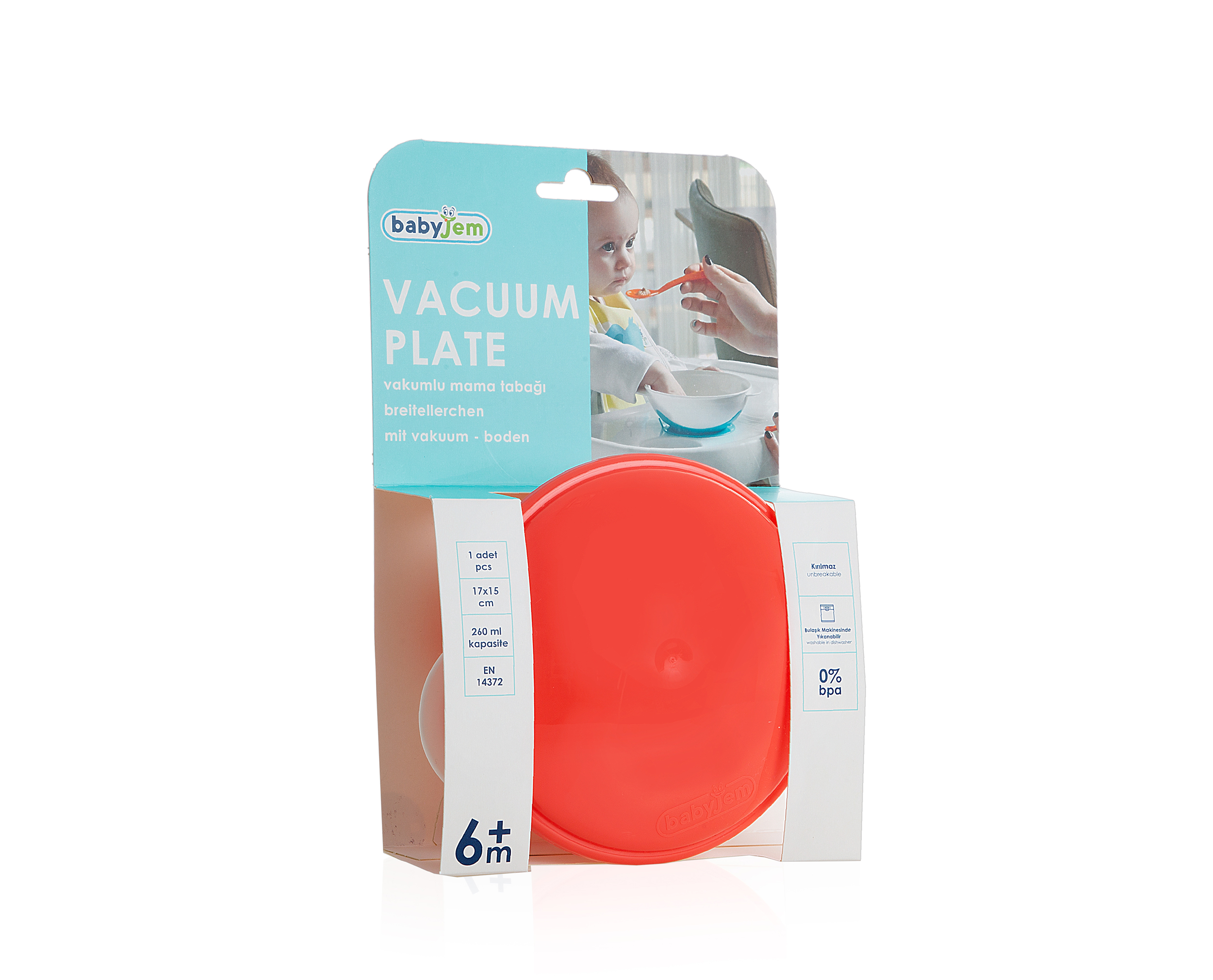 Babyjem Vacuum Plate Pink - Image 7