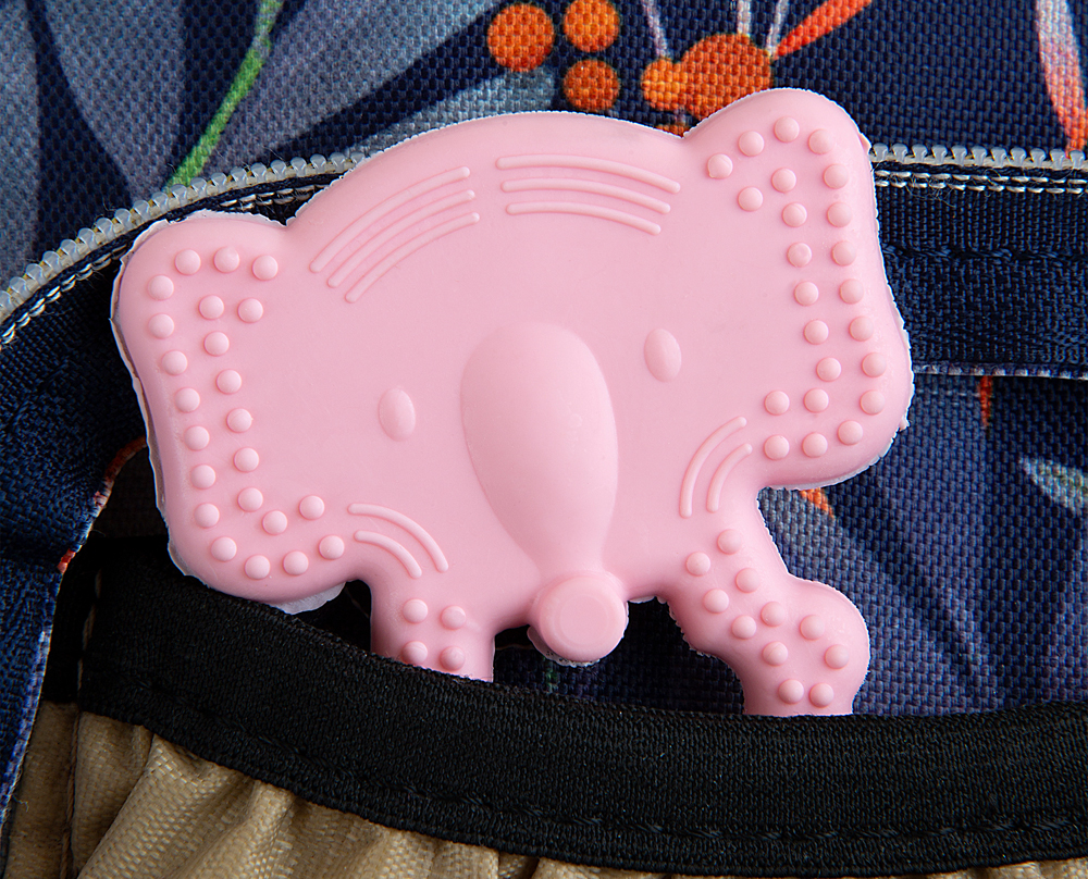 Babyjem Baby Teethering Gloves /Elephant/ Pink - Image 2