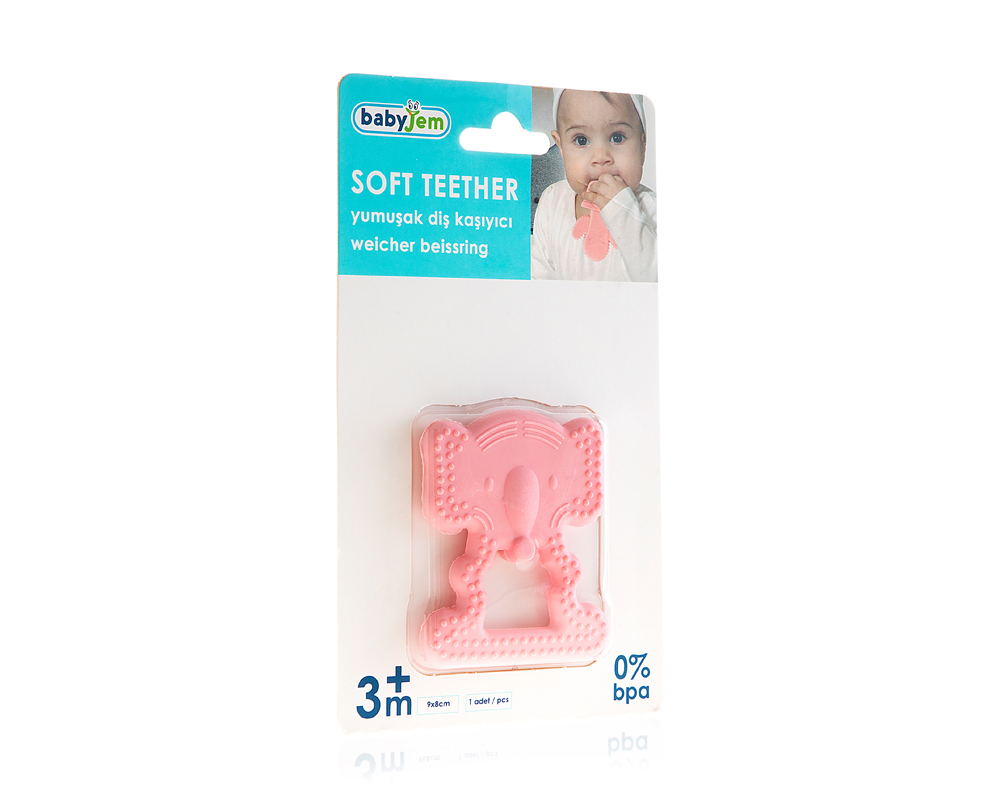 Babyjem Baby Teethering Gloves /Elephant/ Pink - Image 4