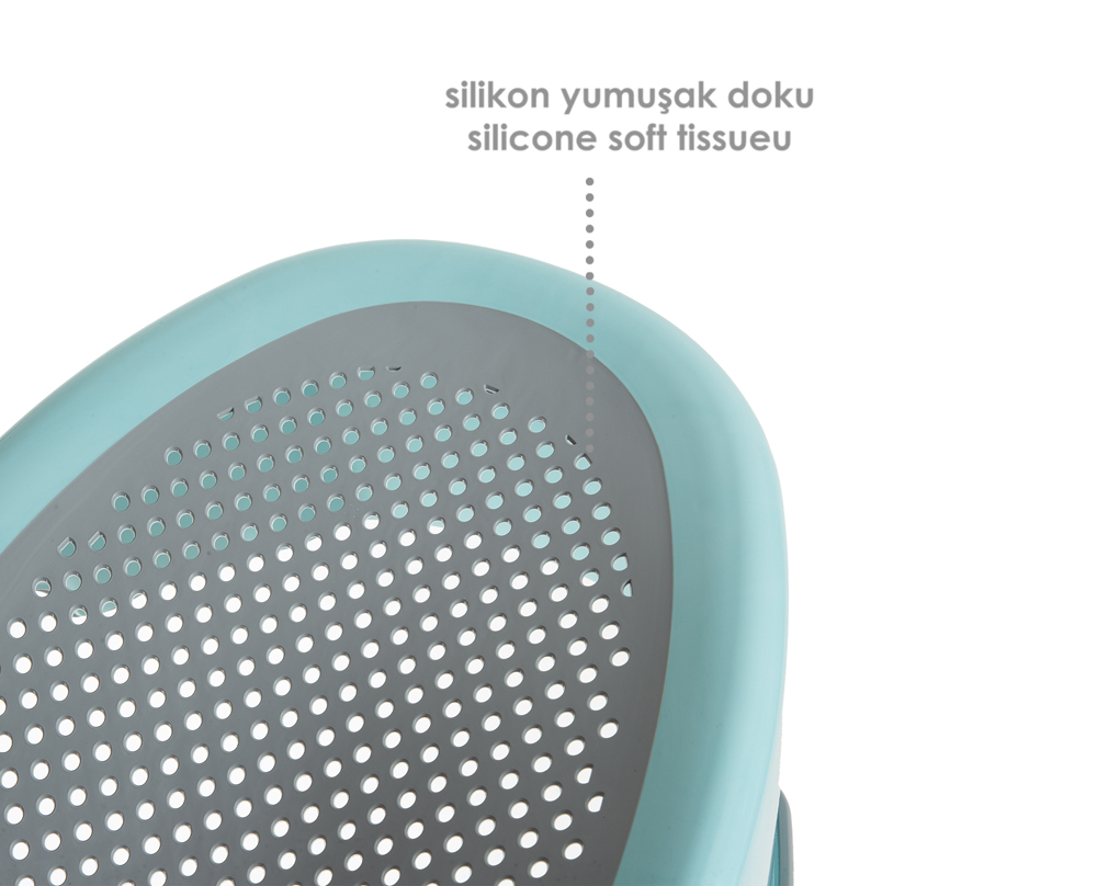 Babyjem Baby Bath Support With Soft Touch Material / Mint Color - Image 4