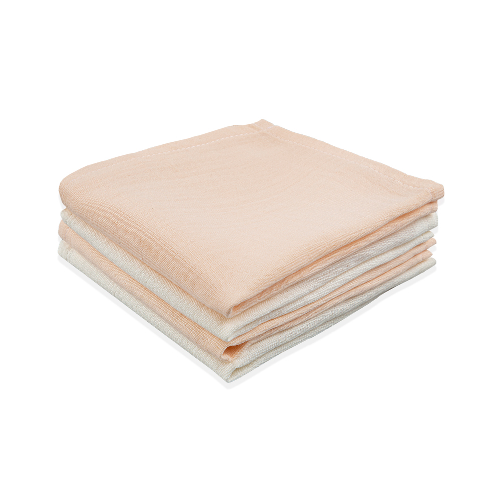 Babyjem Muslin Mouth Tissue / 4 Pcs / Salmon - Image 9