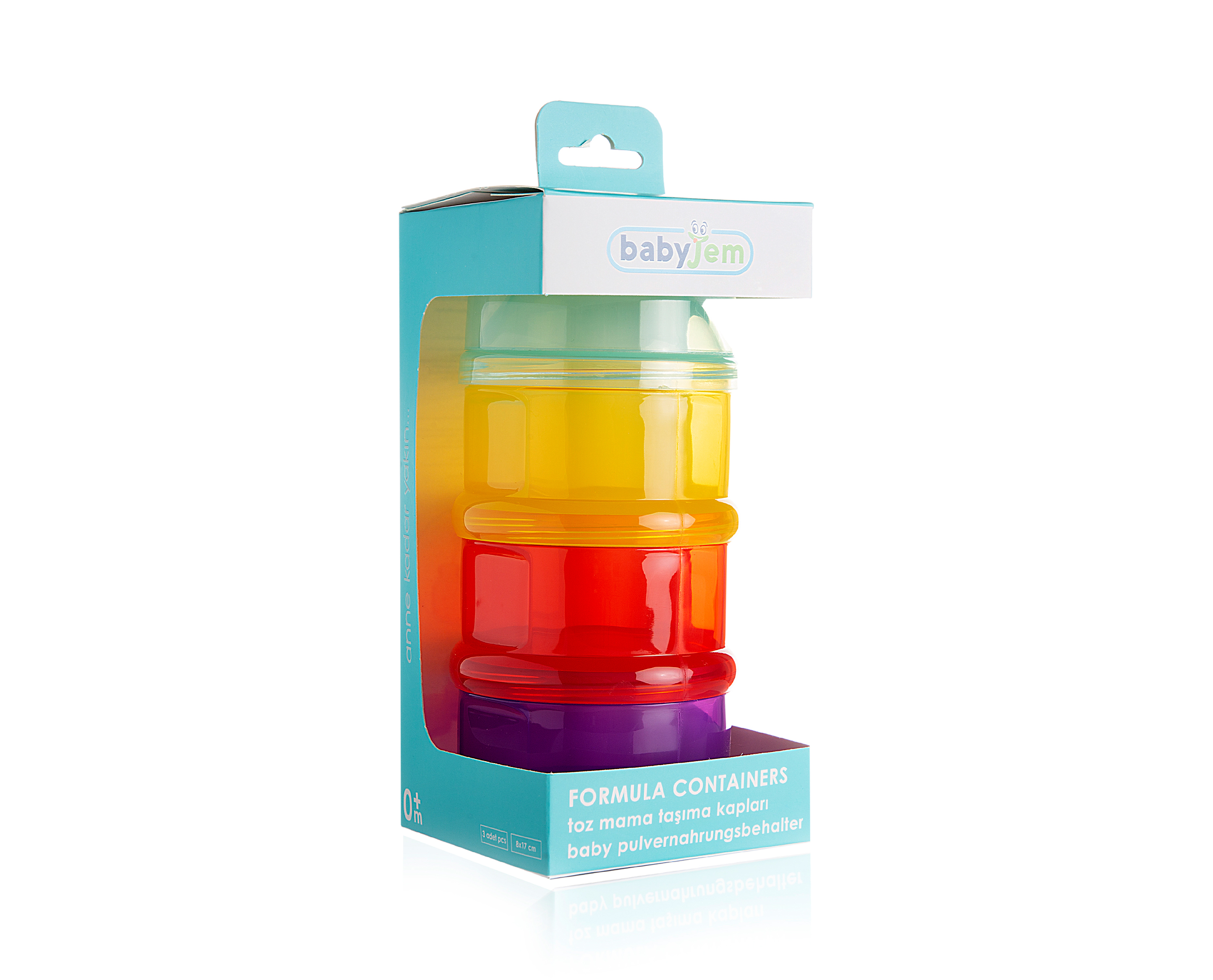 Babyjem Food Storage Containers Mixed Colors - Image 7