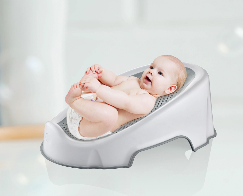 Babyjem Baby Bath Support With Soft Touch Material / WhiÌte Color - Image 2