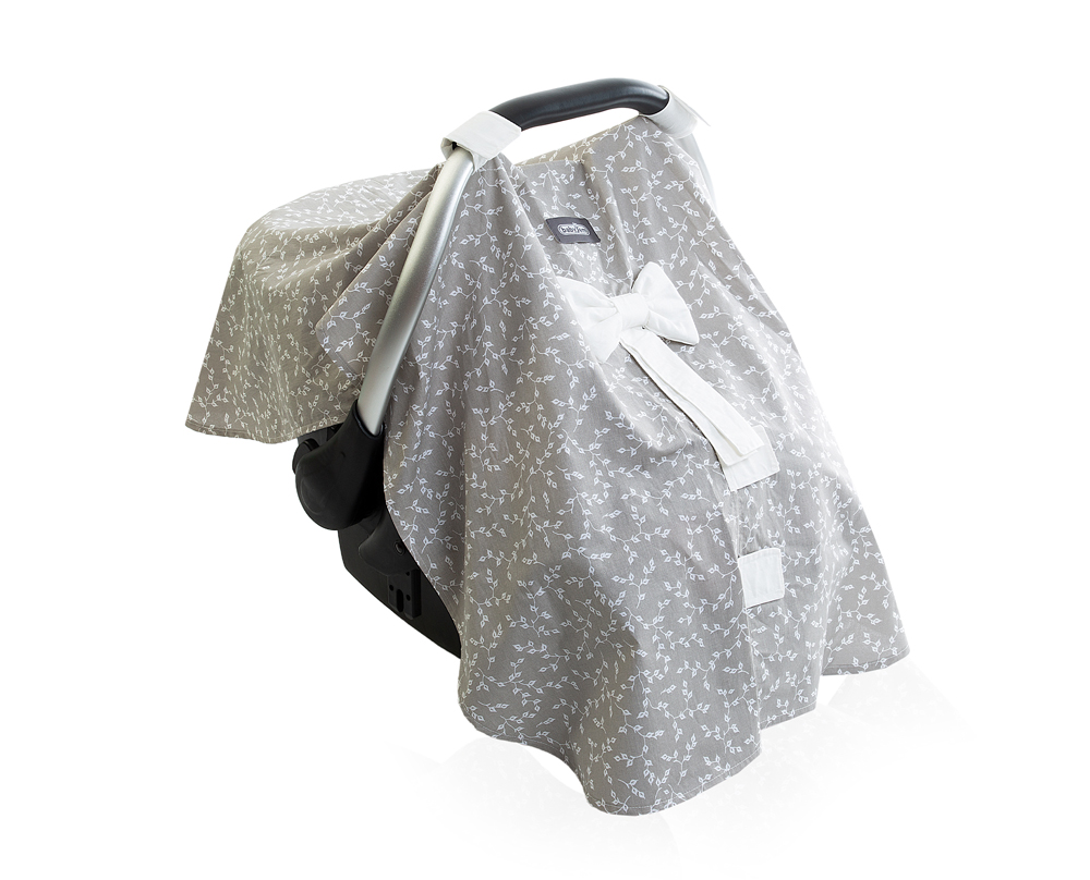 Babyjem Babyjem Baby Cover Gray Flower