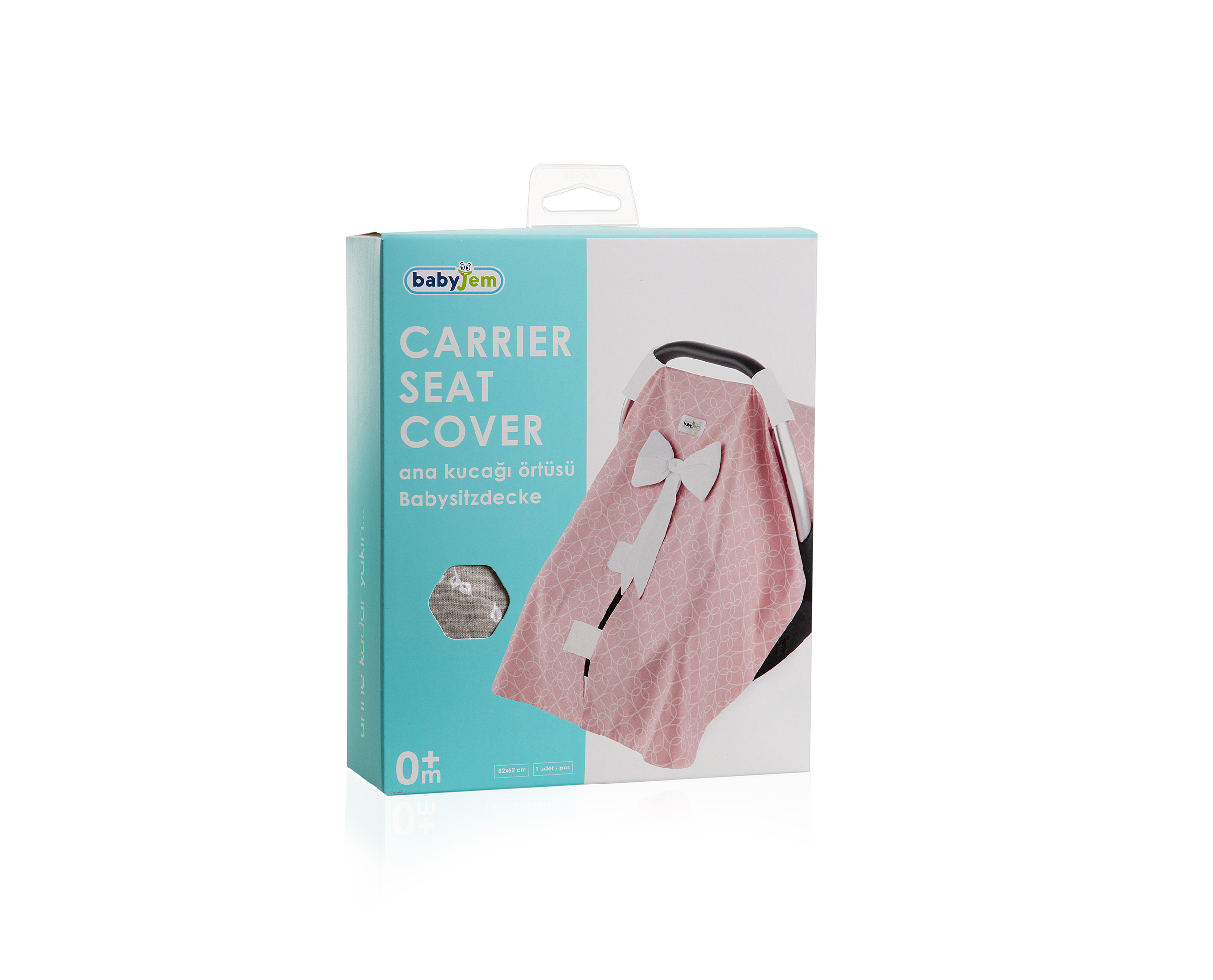 Babyjem Babyjem Baby Cover Gray Flower - Image 7