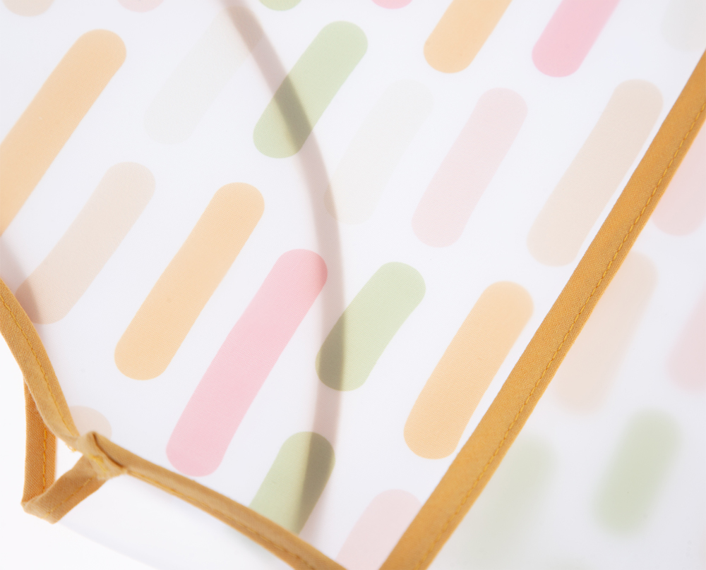 Babyjem Stain-Proof Wear-Proof Bib Pastel Stripes - Image 5